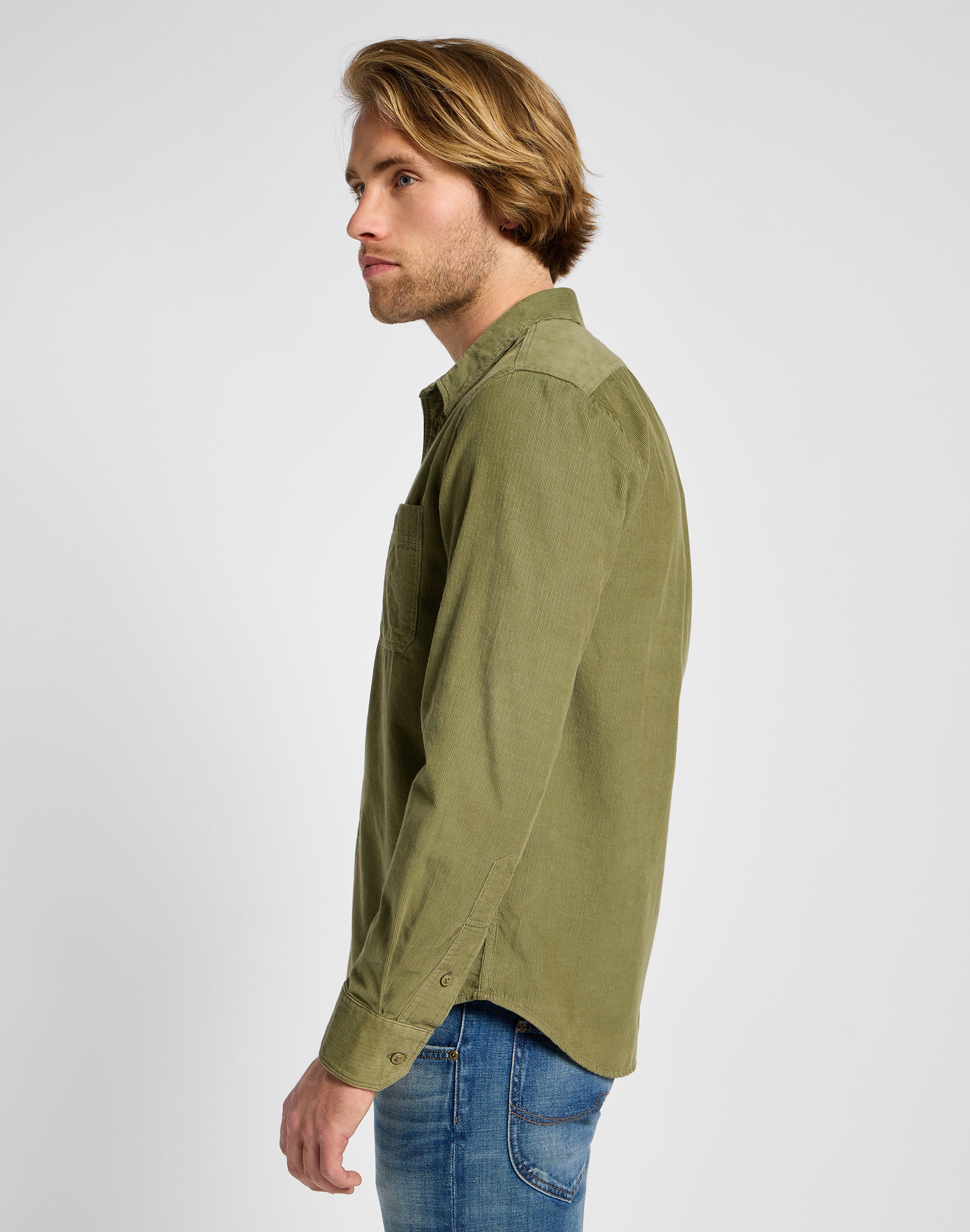 Leesure Shirt in Mercantile Green Hemden Lee   