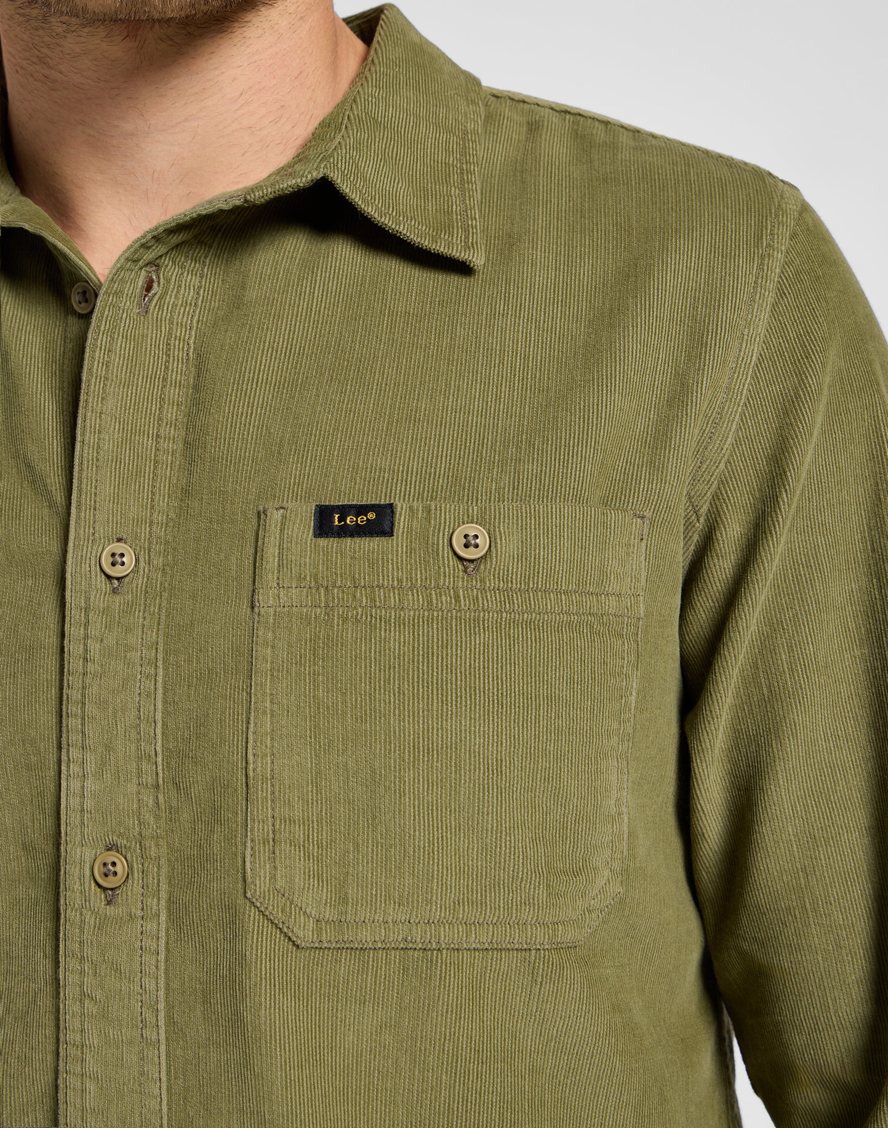 Leesure Shirt in Mercantile Green Hemden Lee   