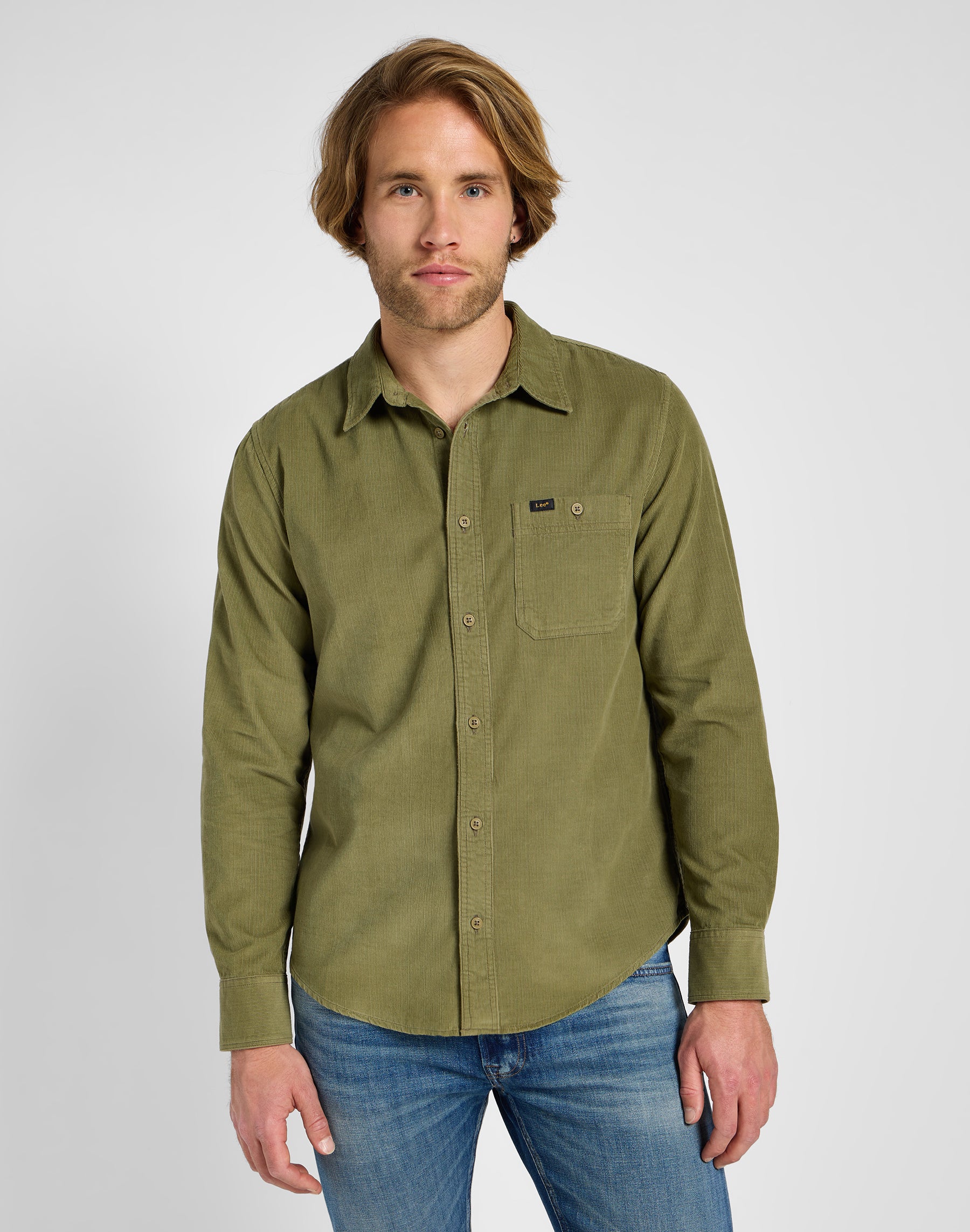 Leesure Shirt in Mercantile Green Hemden Lee   