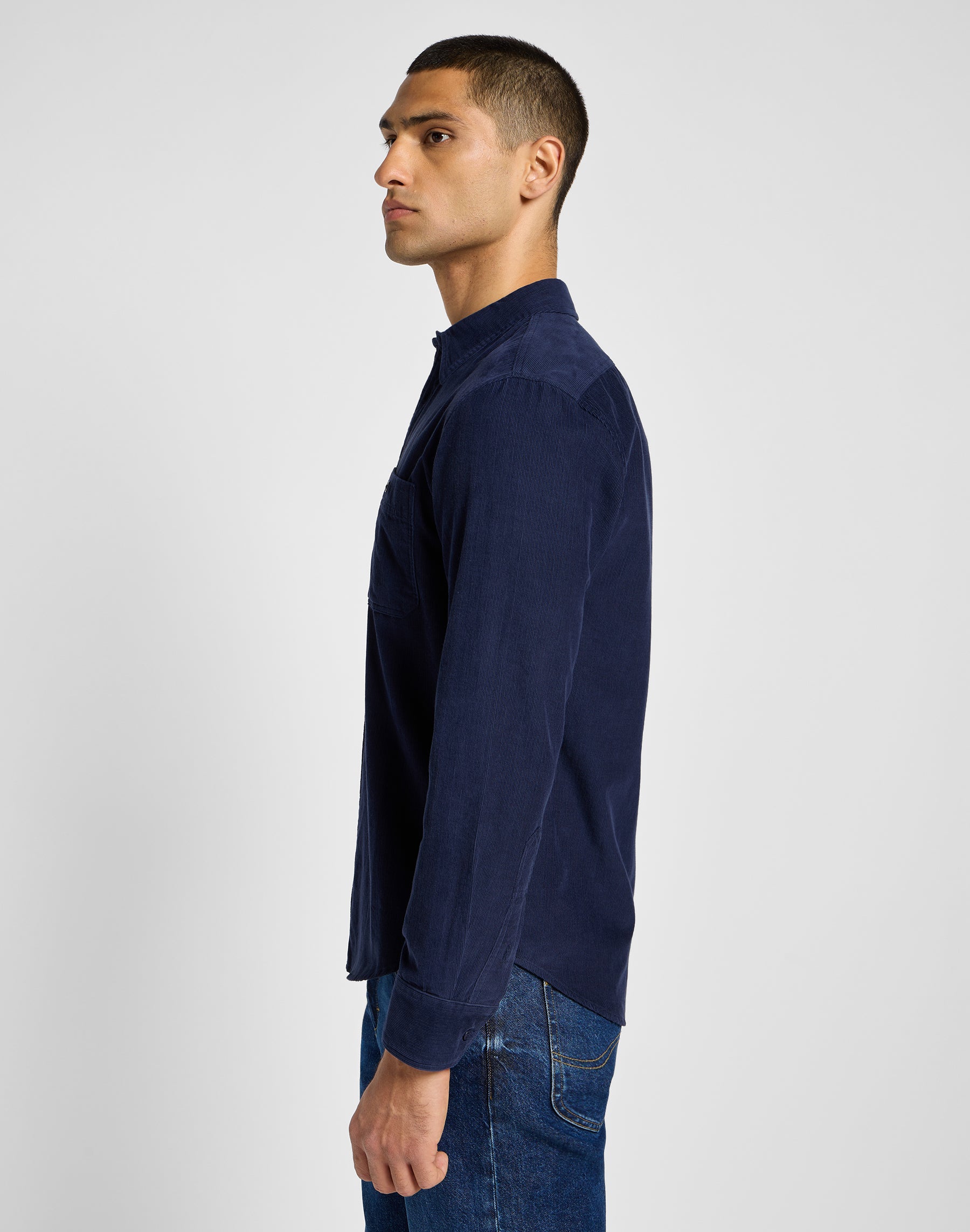 Leesure Shirt in Real Indigo Hemden Lee   