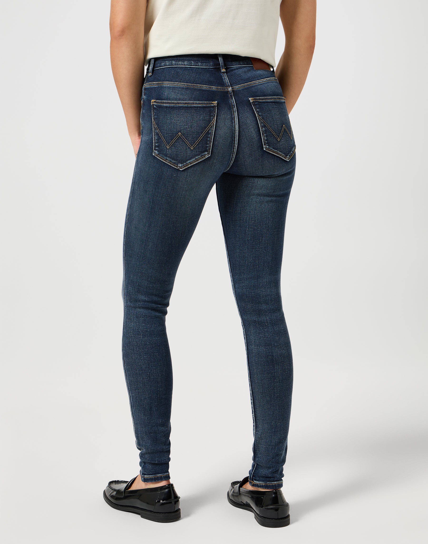 High Skinny in Harmony Blues Jeans Wrangler   