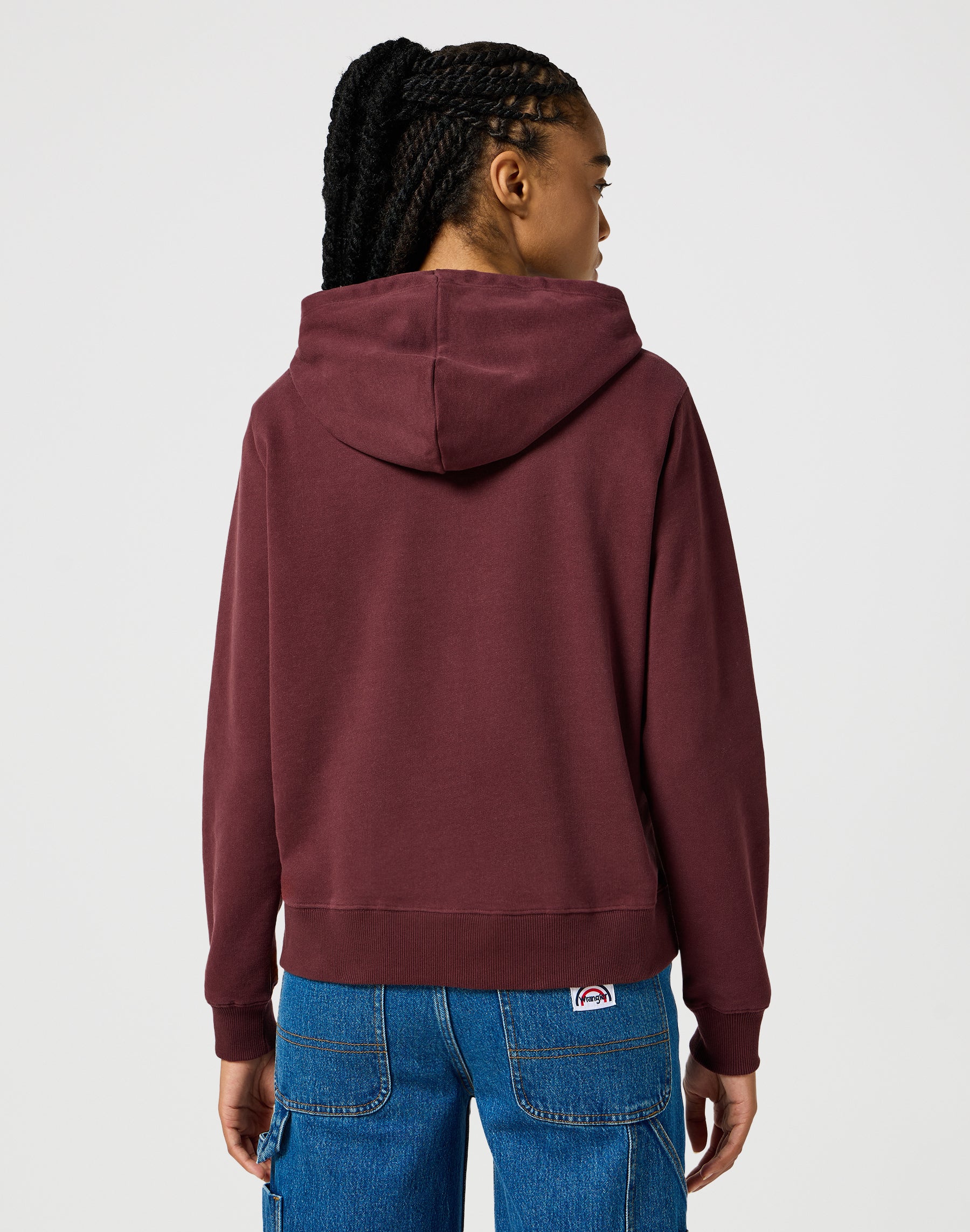 Regular Hoodie in Dahlia Kapuzenpullover Wrangler   