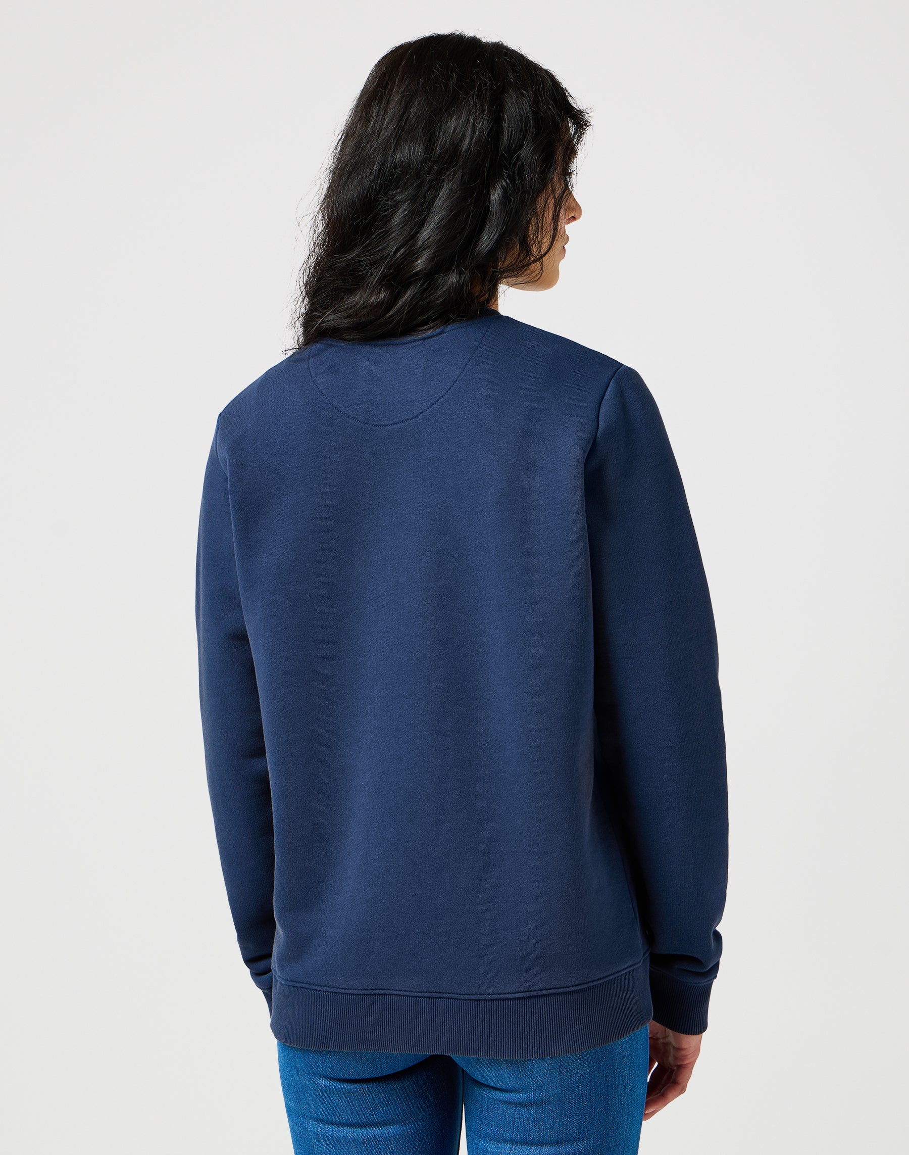 Regular Sweat in Navy Pullover Wrangler   