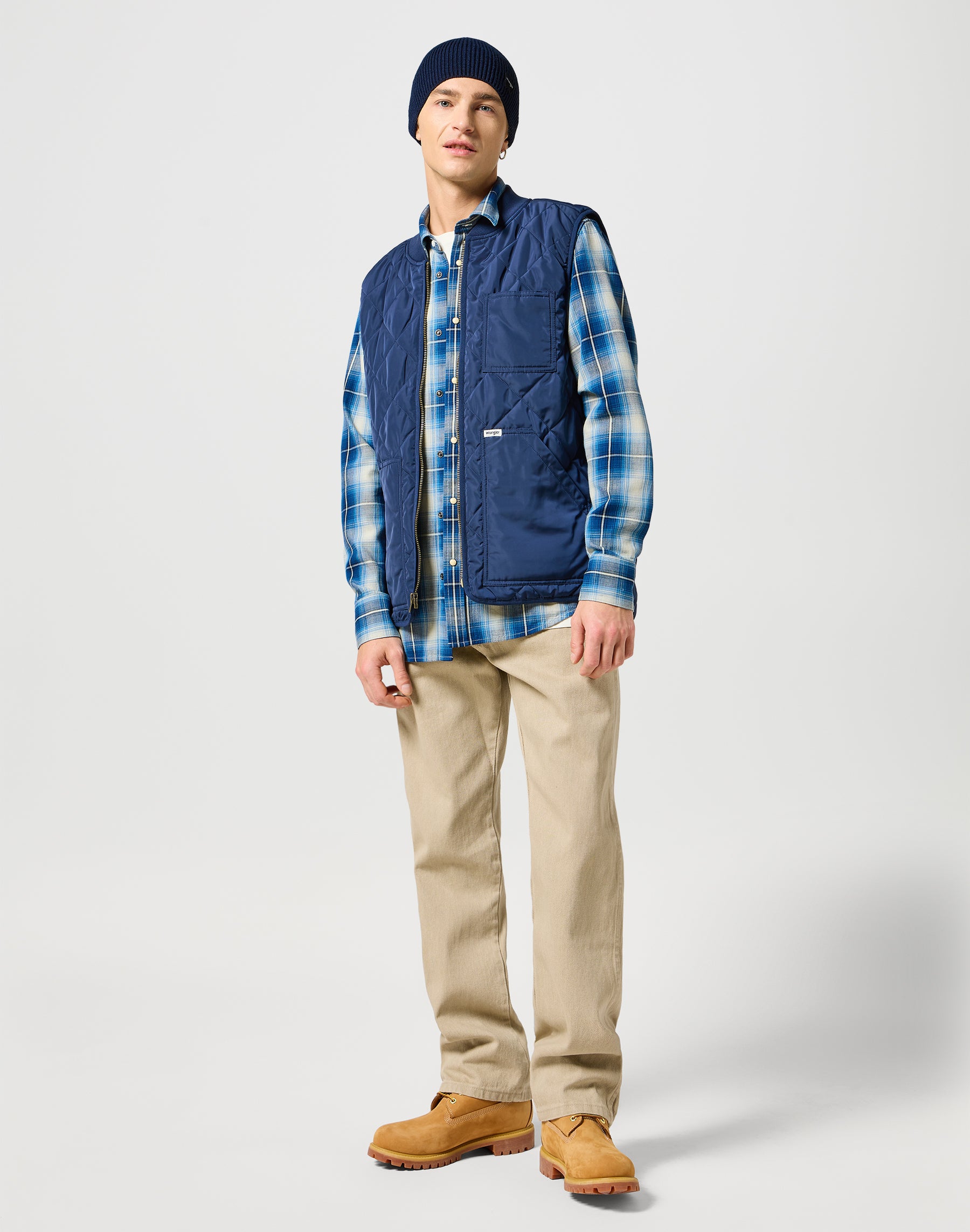 Western Shirt in Buffalo Indigo Hemden Wrangler   