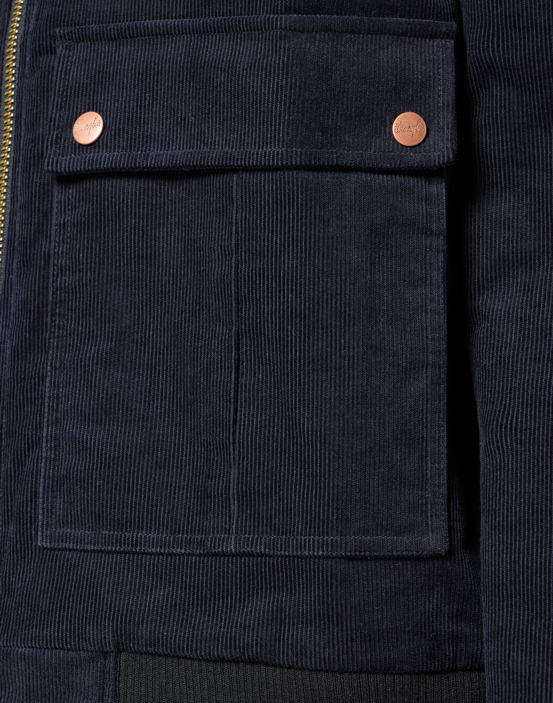 Corduroy Aviator in Black Jacken Wrangler   