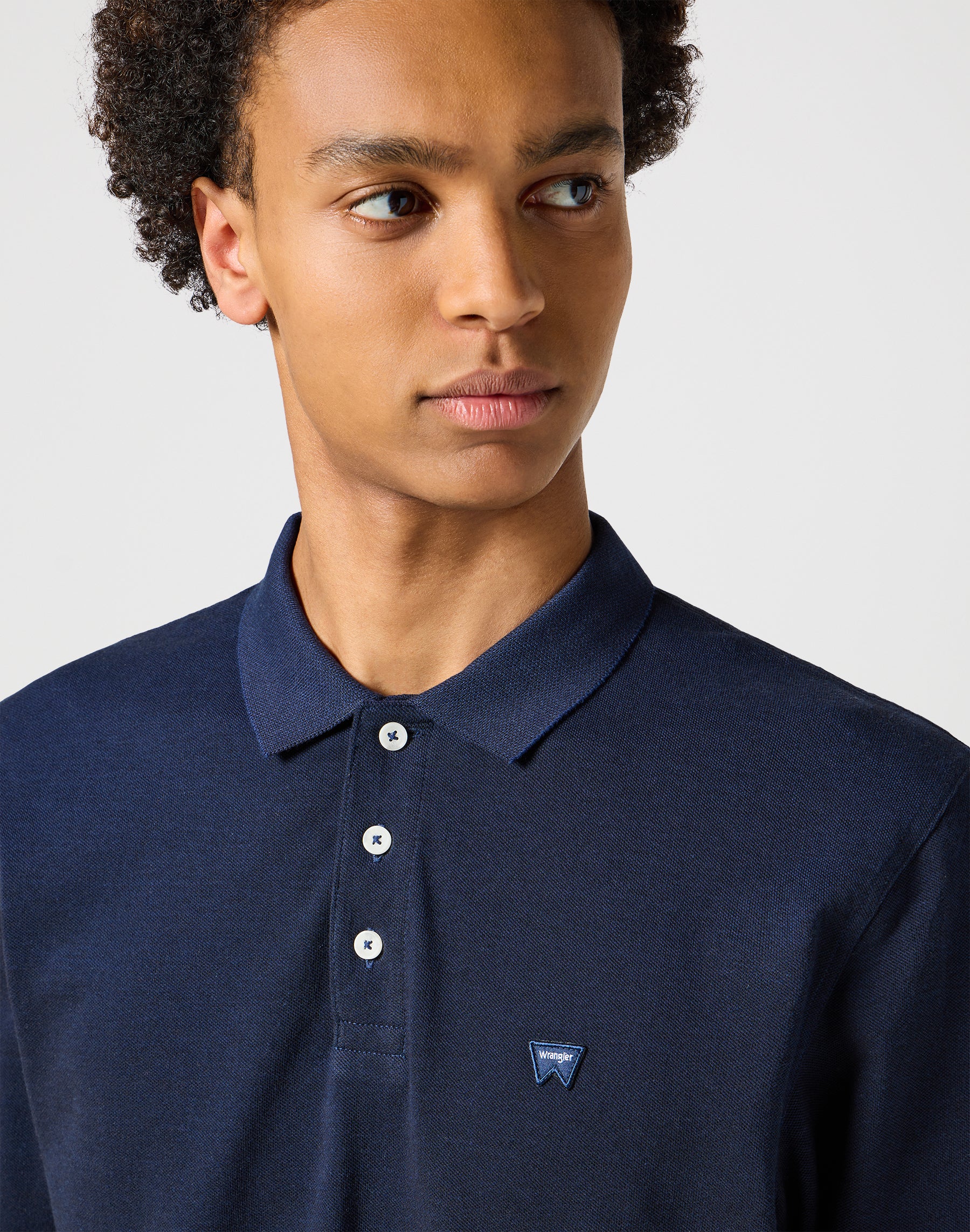 Longsleeves Refined Polo in Navy Polos Wrangler   