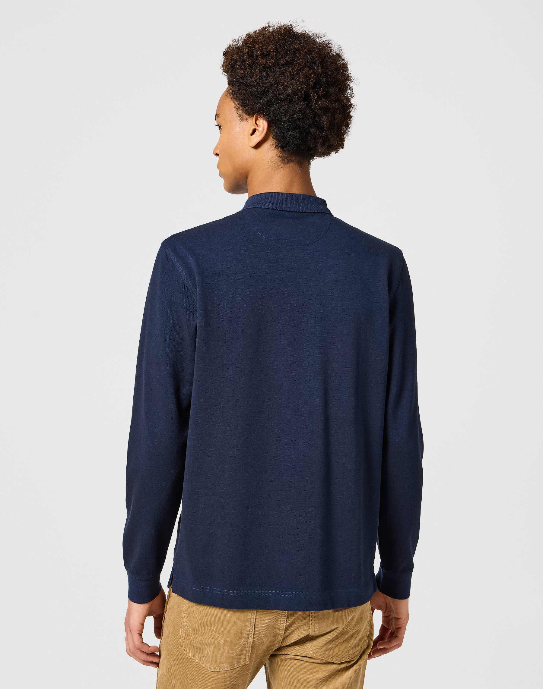 Longsleeves Refined Polo in Navy Polos Wrangler   