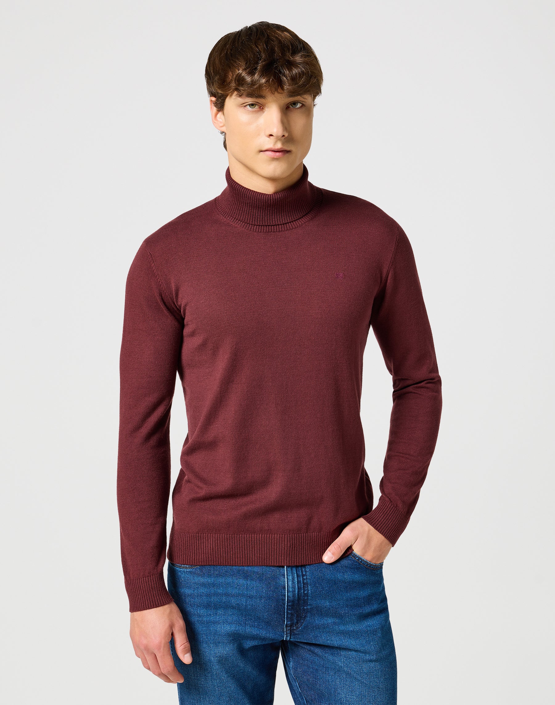 Turtleneck in Dahlia Pullover Wrangler   