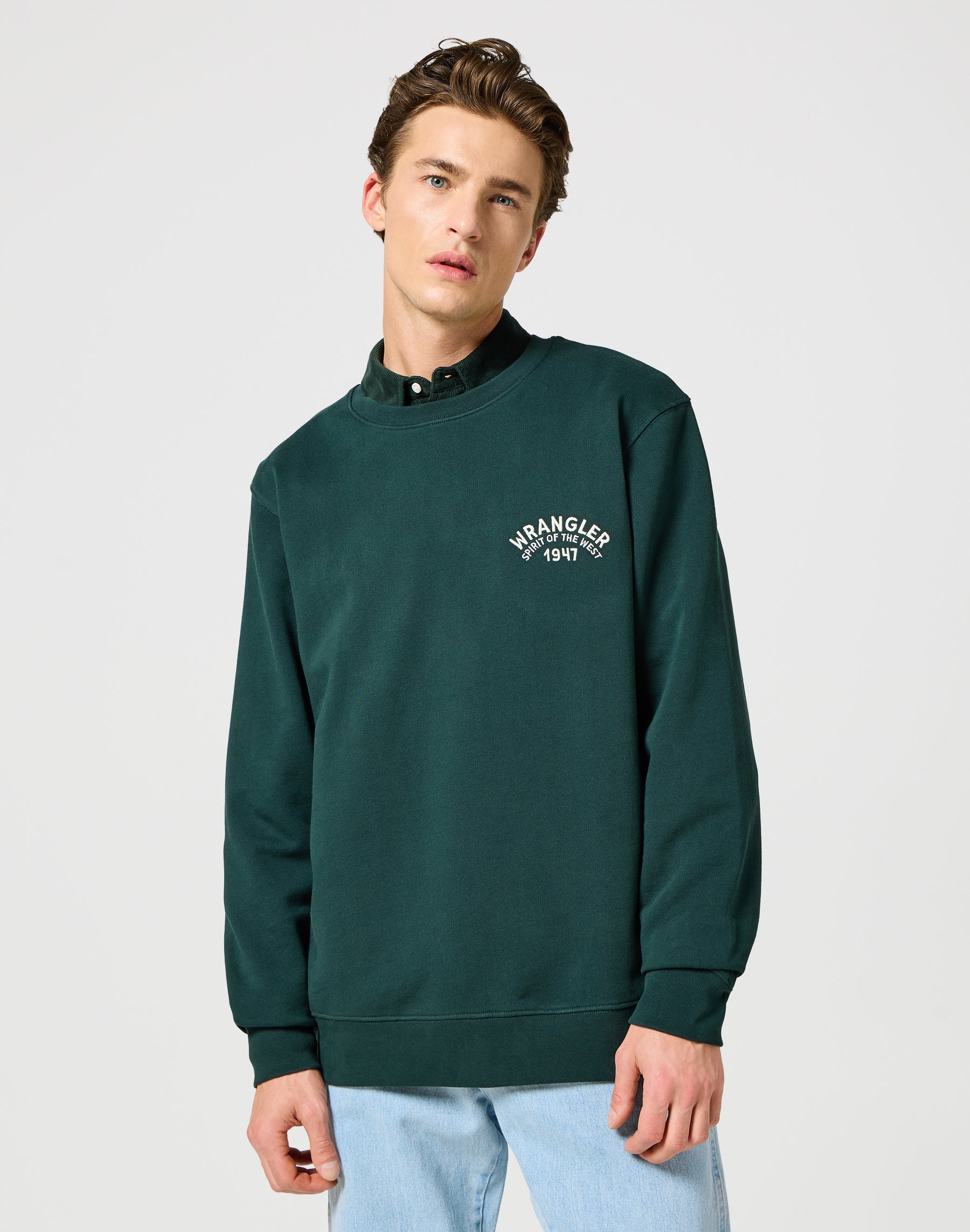 Crewneck Sweatshirt in Scarab Sweatshirts Wrangler   