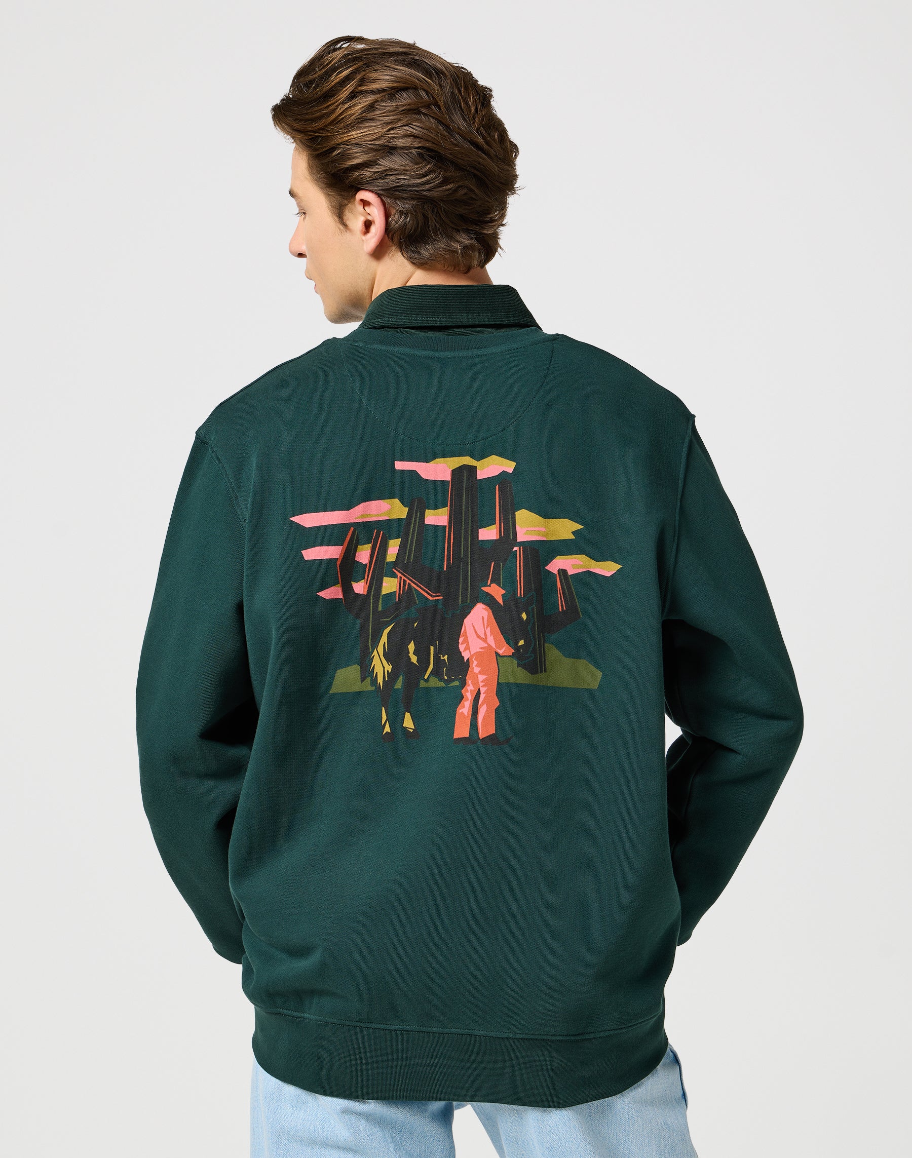 Crewneck Sweatshirt in Scarab Sweatshirts Wrangler   