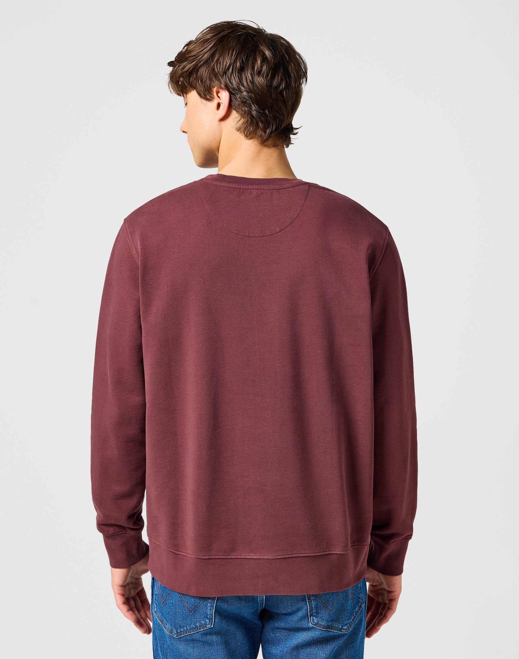 Crewneck Sweatshirt in Dahlia Sweatshirts Wrangler   