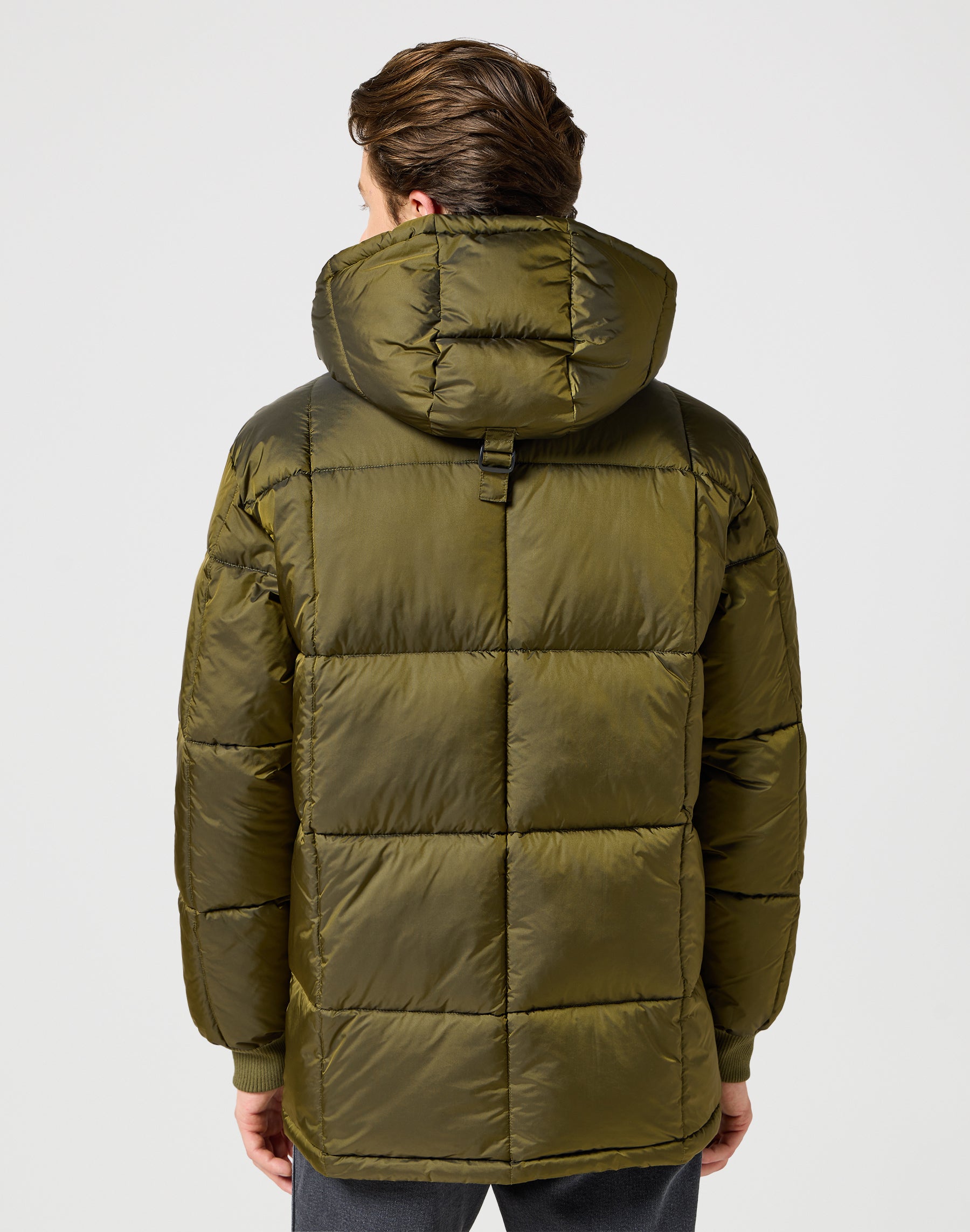 Parka Jacket in Ivy Green Jacken Wrangler   