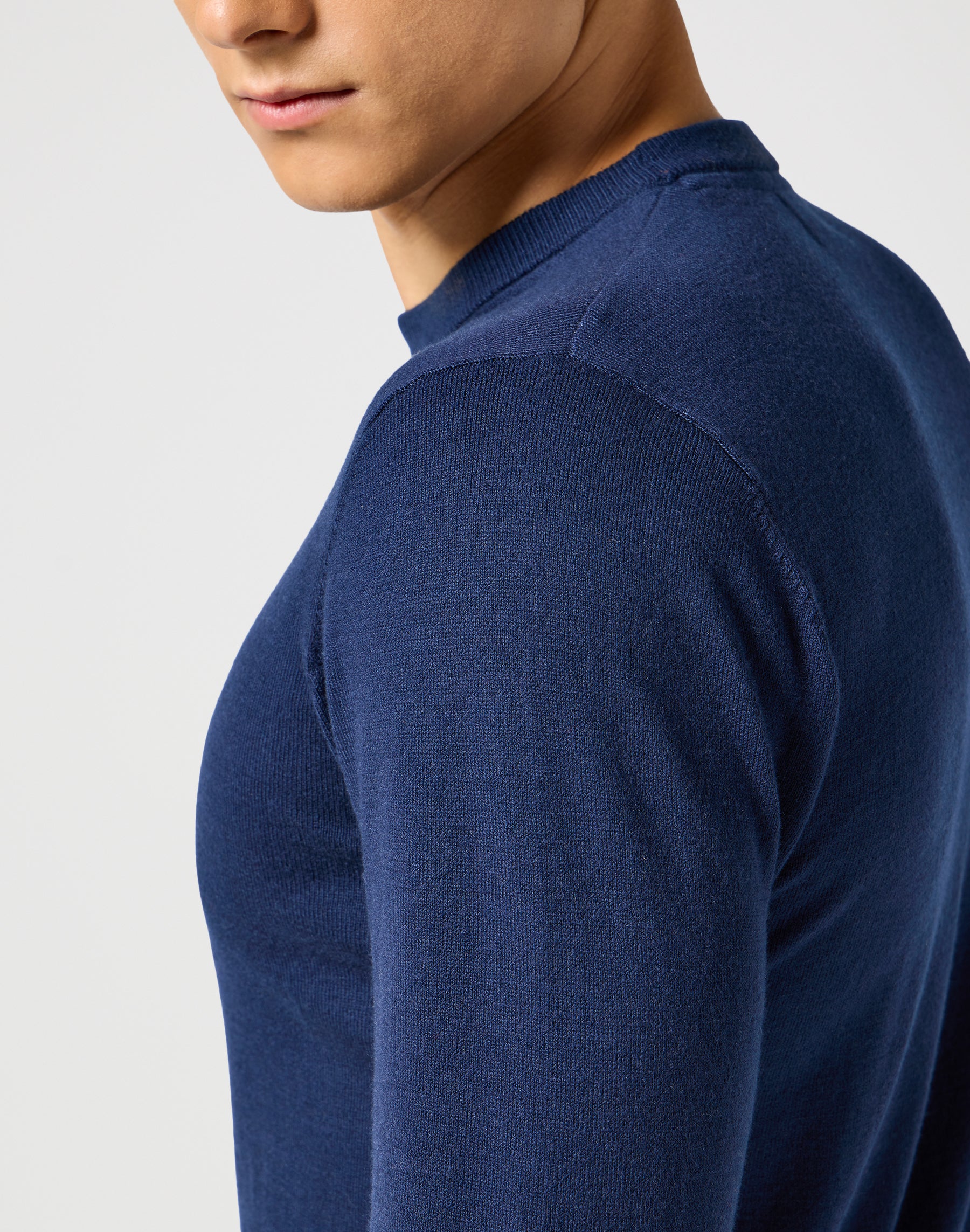 Knit Sweater in Navy Pullover Wrangler   