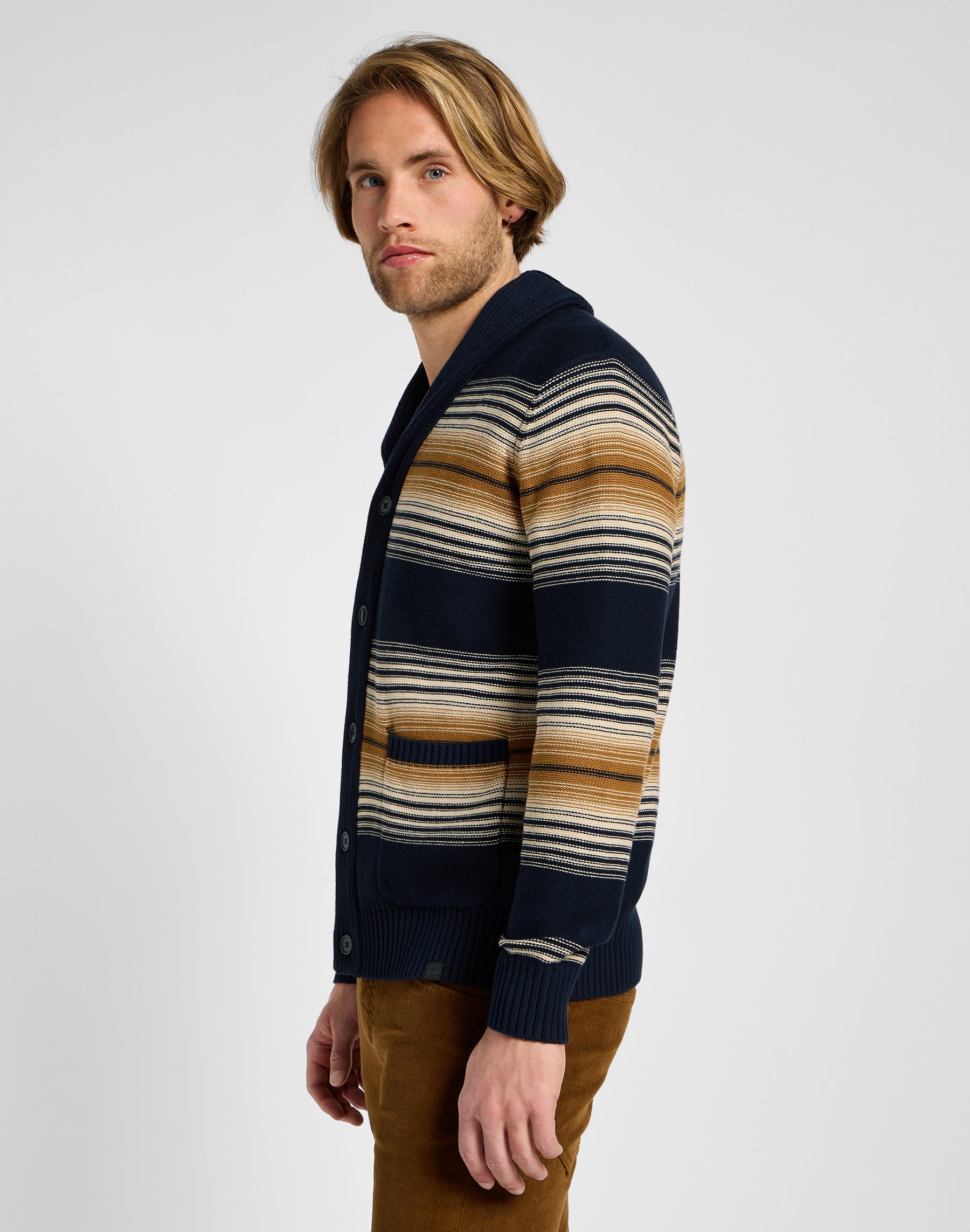 Frontier Cardigan in Navy Strickjacken Lee   