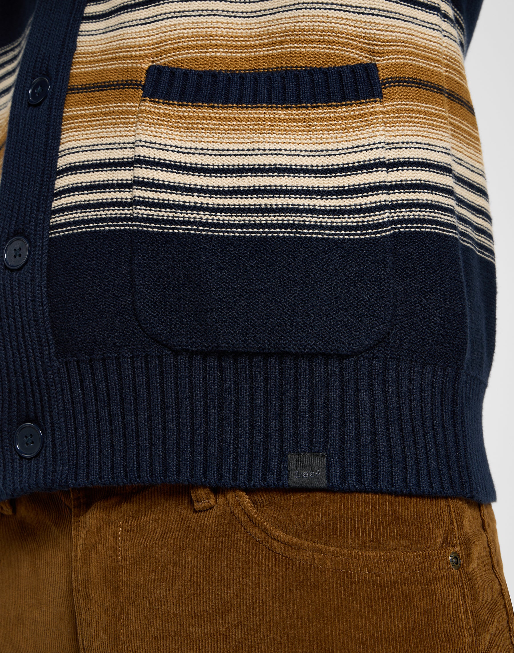 Frontier Cardigan in Navy Strickjacken Lee   