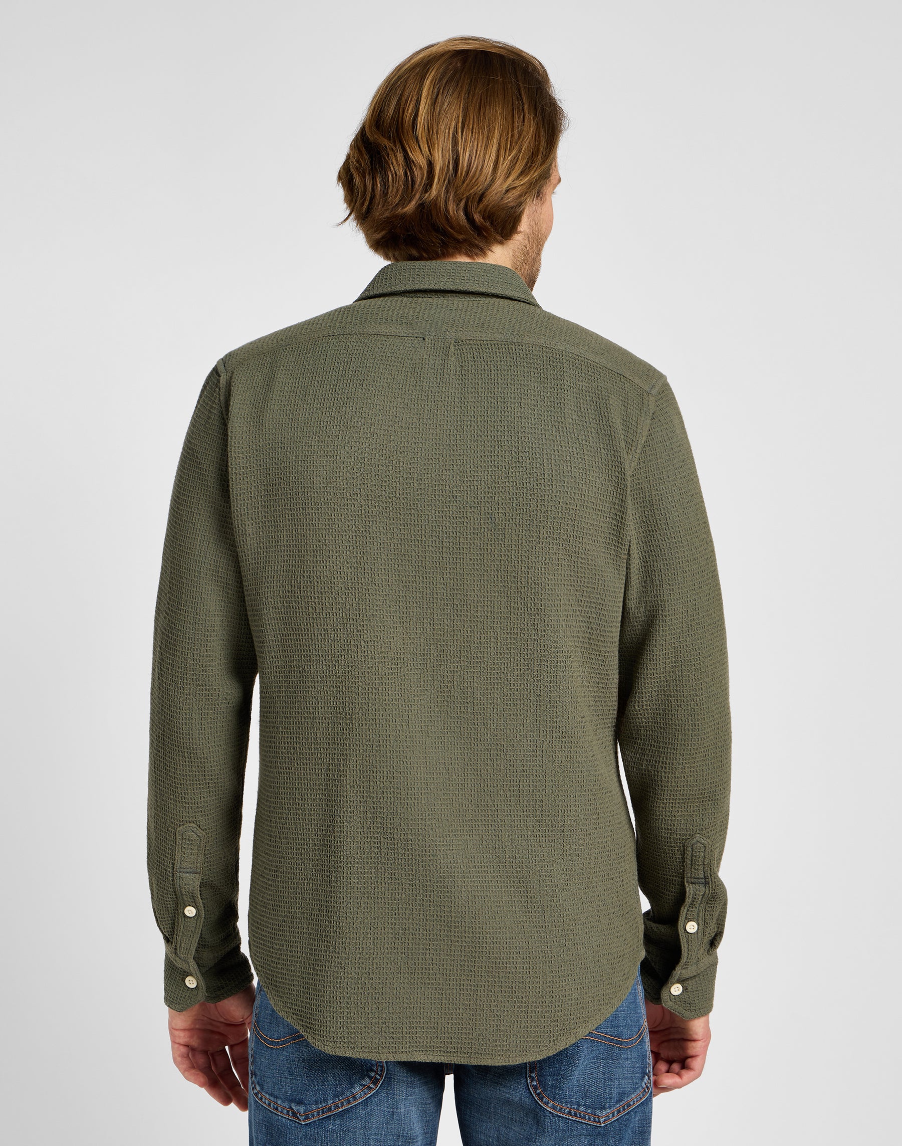 Utility Shirt in Mercantile Green Hemden Lee   