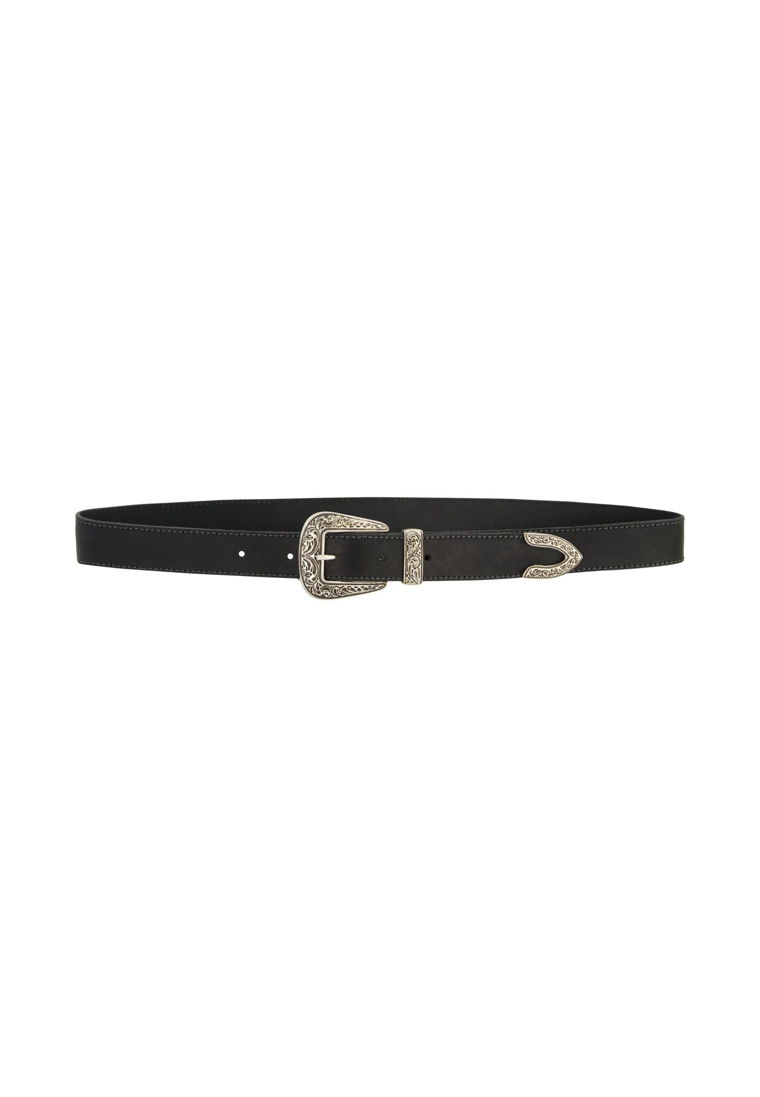 Western Belt in Black Gürtel Wrangler   