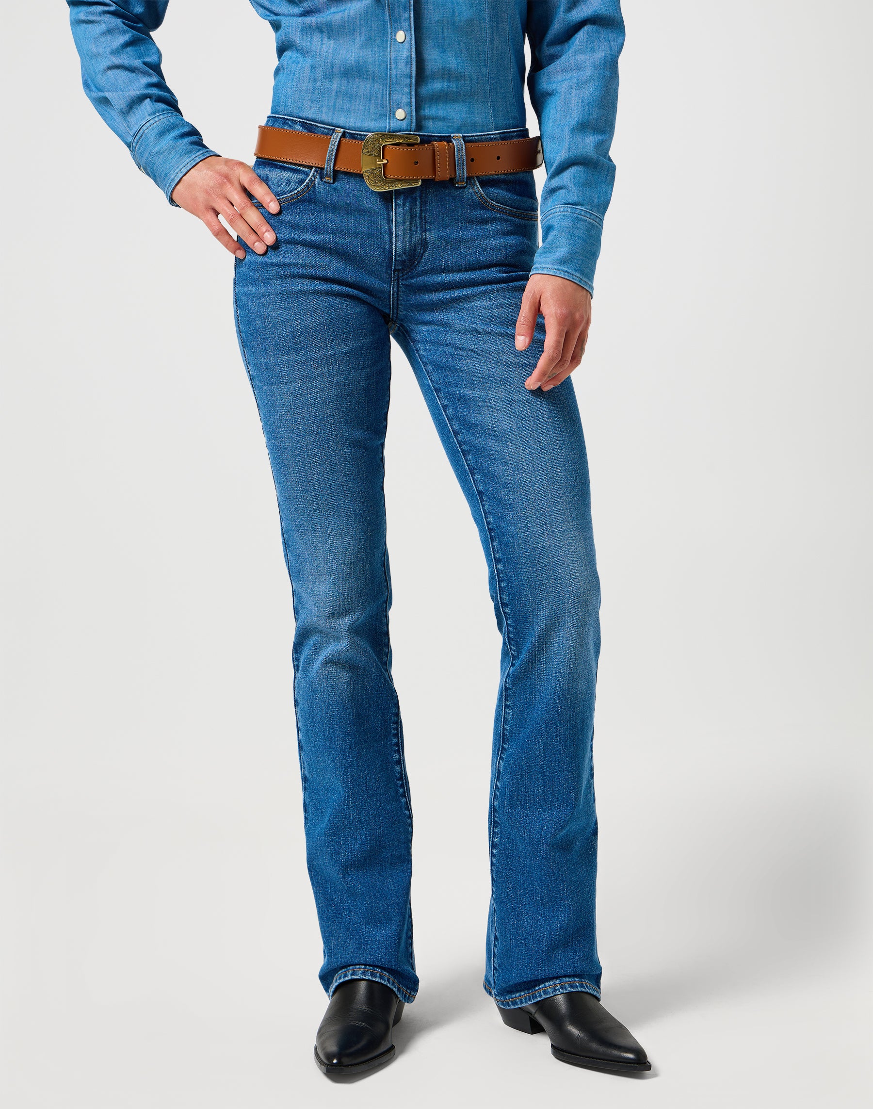 Big Buckle Belt in Cognac Gürtel Wrangler   