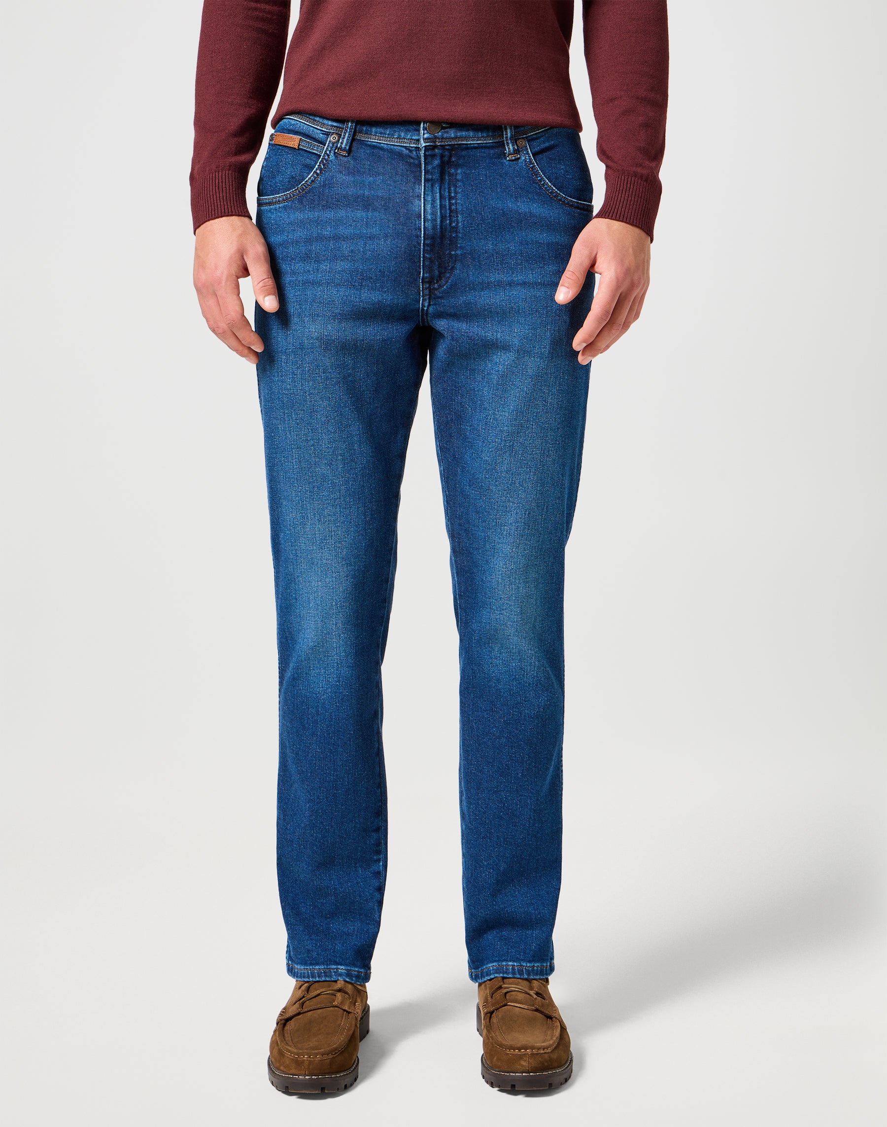 Texas Slim in Dark Trails Jeans Wrangler   