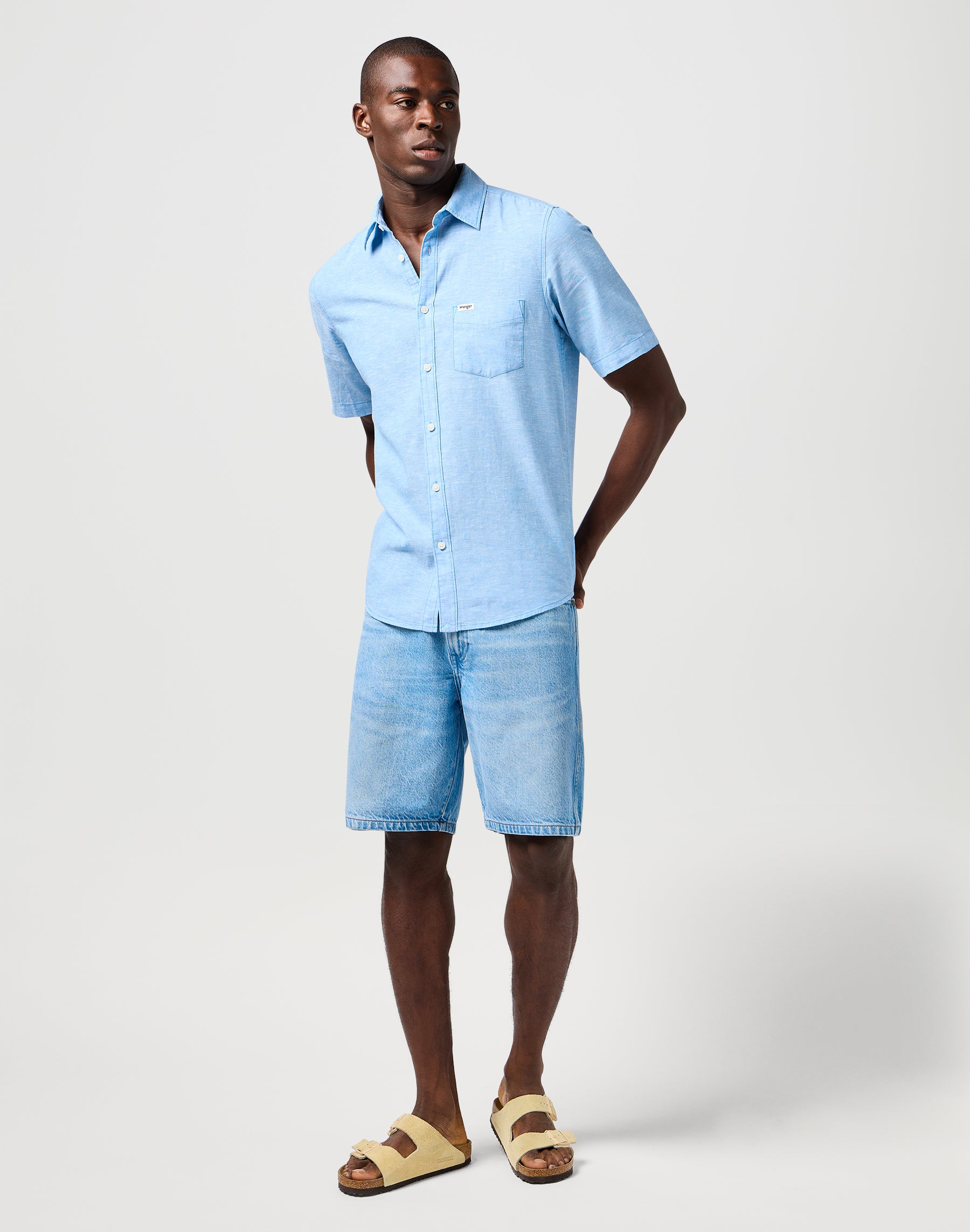 Frontier Short in Frost Jeansshorts Wrangler