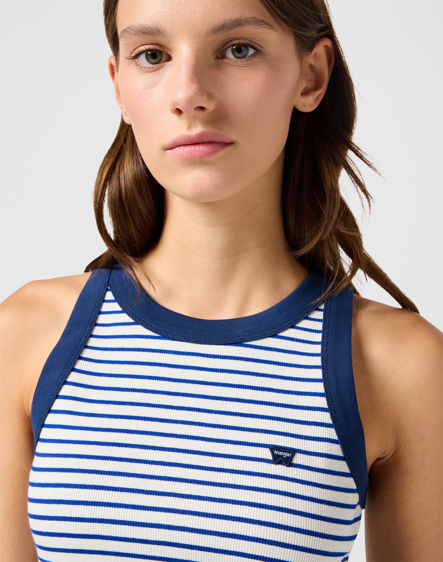 Ringer Tank in Mazarine Blue T-Shirts Wrangler