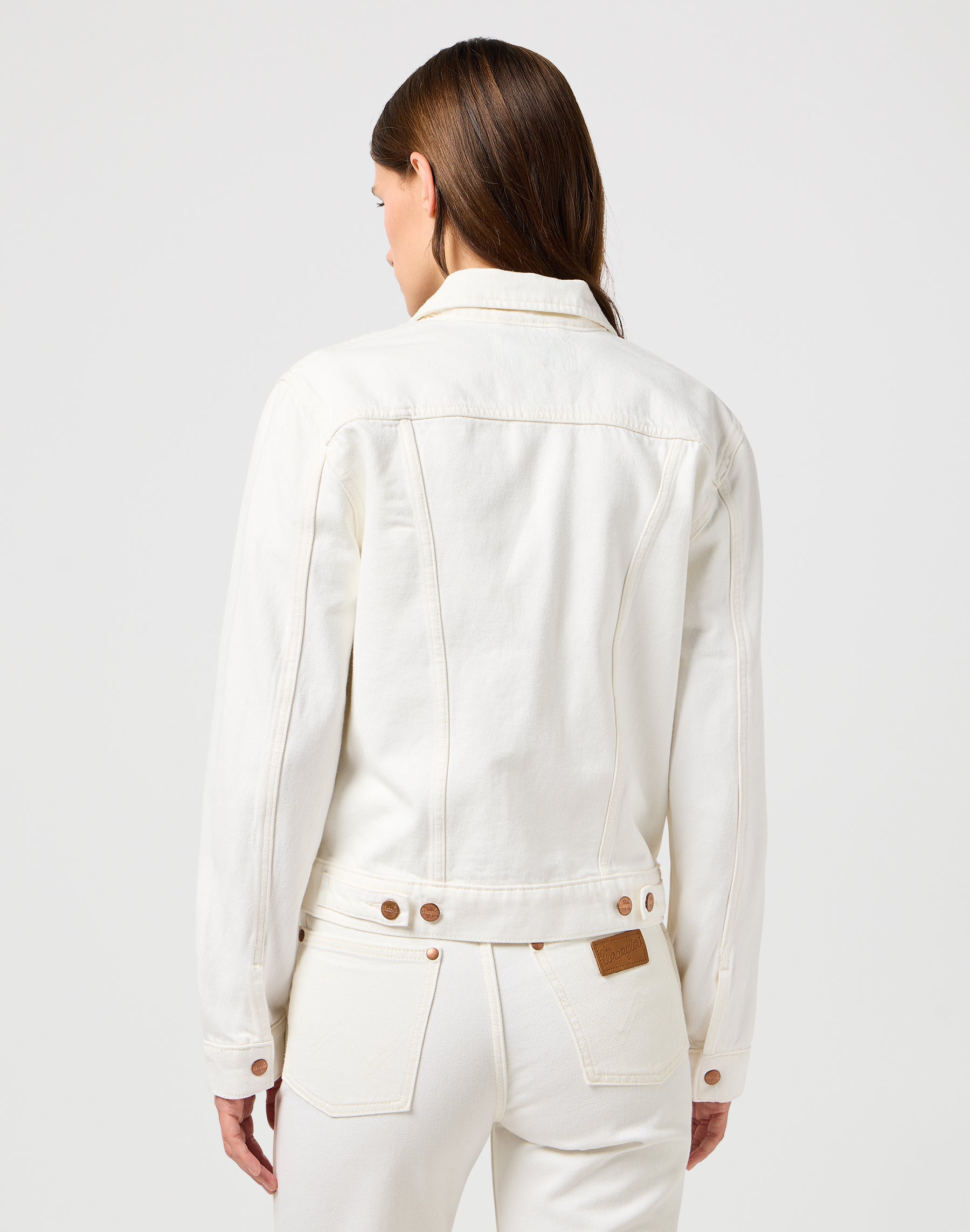 Heritage Jacket in Worn White Jacken Wrangler