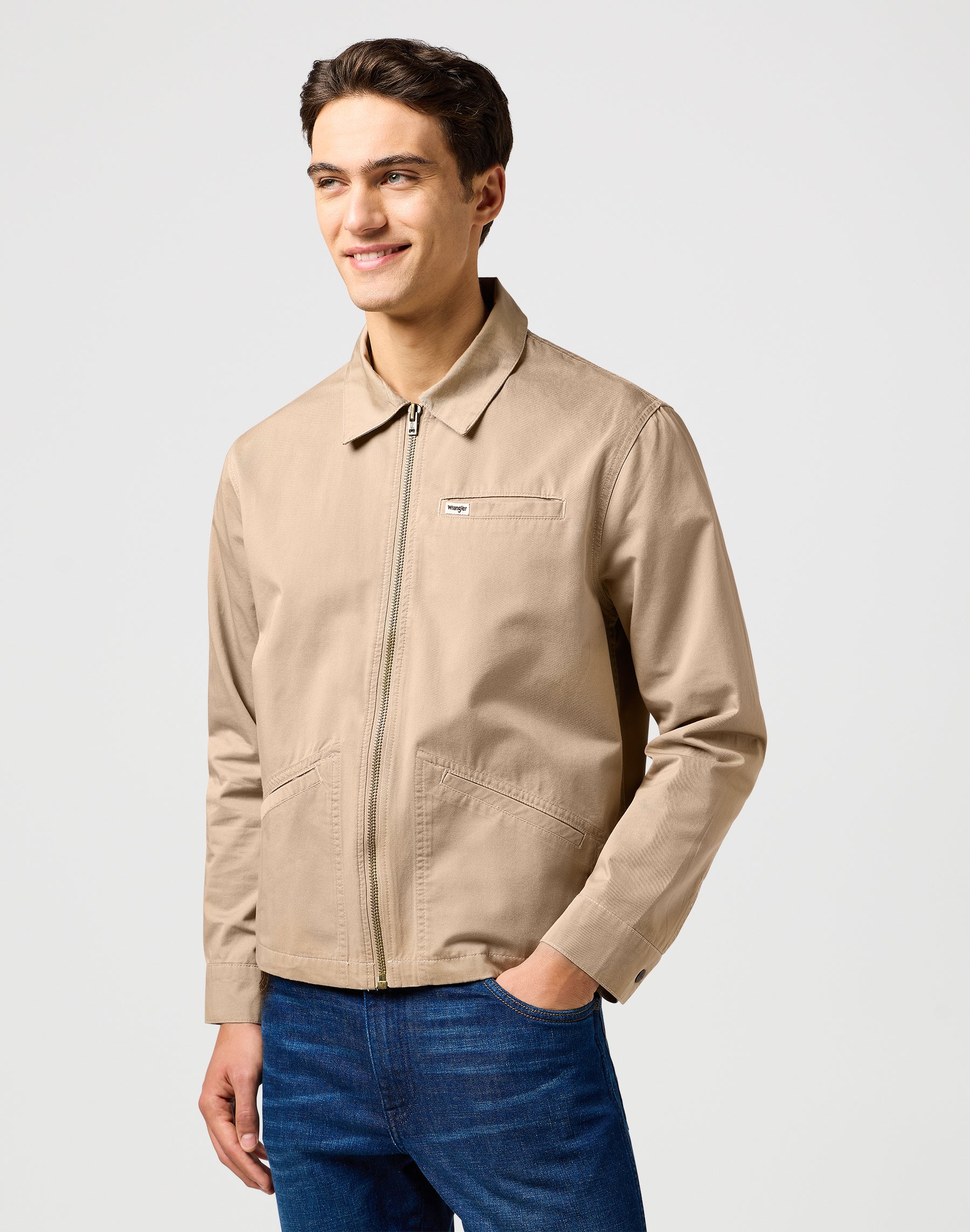 Rodeo Utility Jacket in Timberwolf Jacken Wrangler