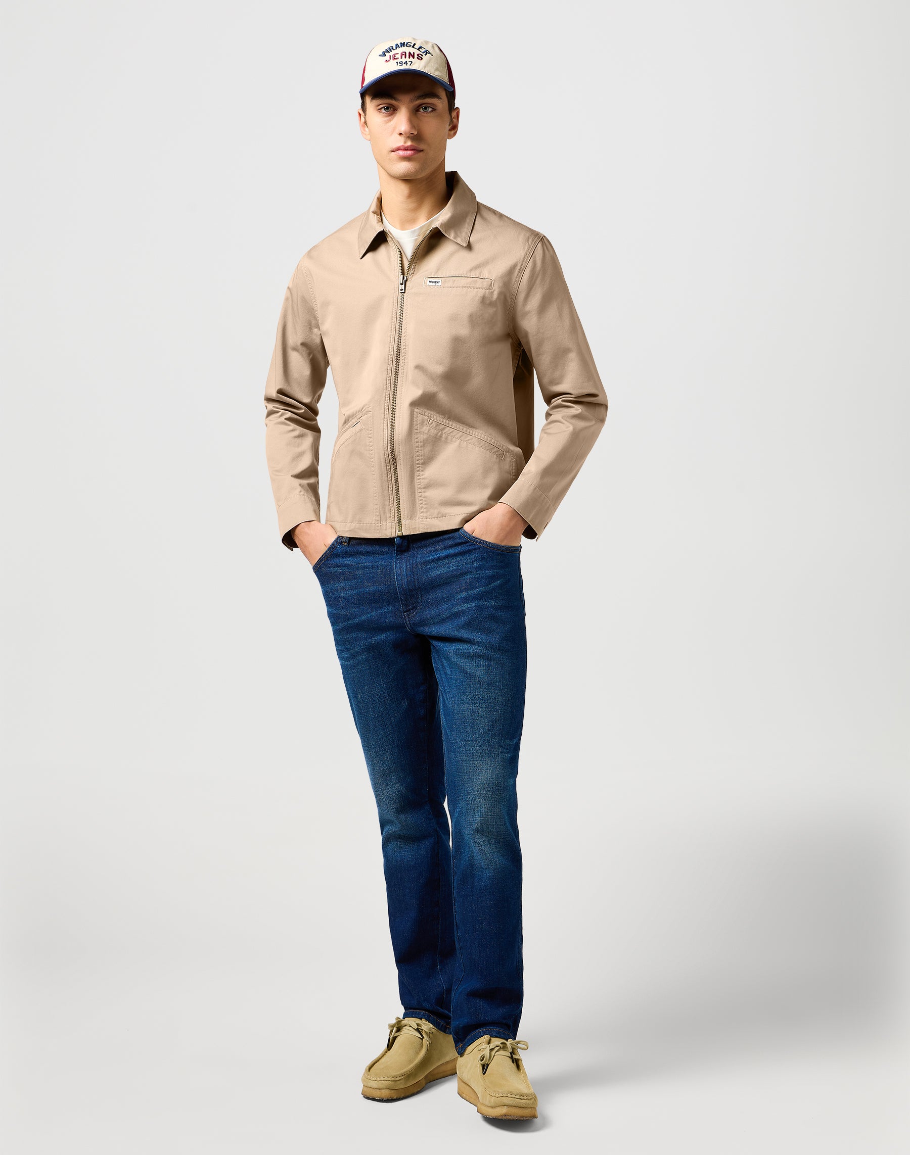 Rodeo Utility Jacket in Timberwolf Jacken Wrangler