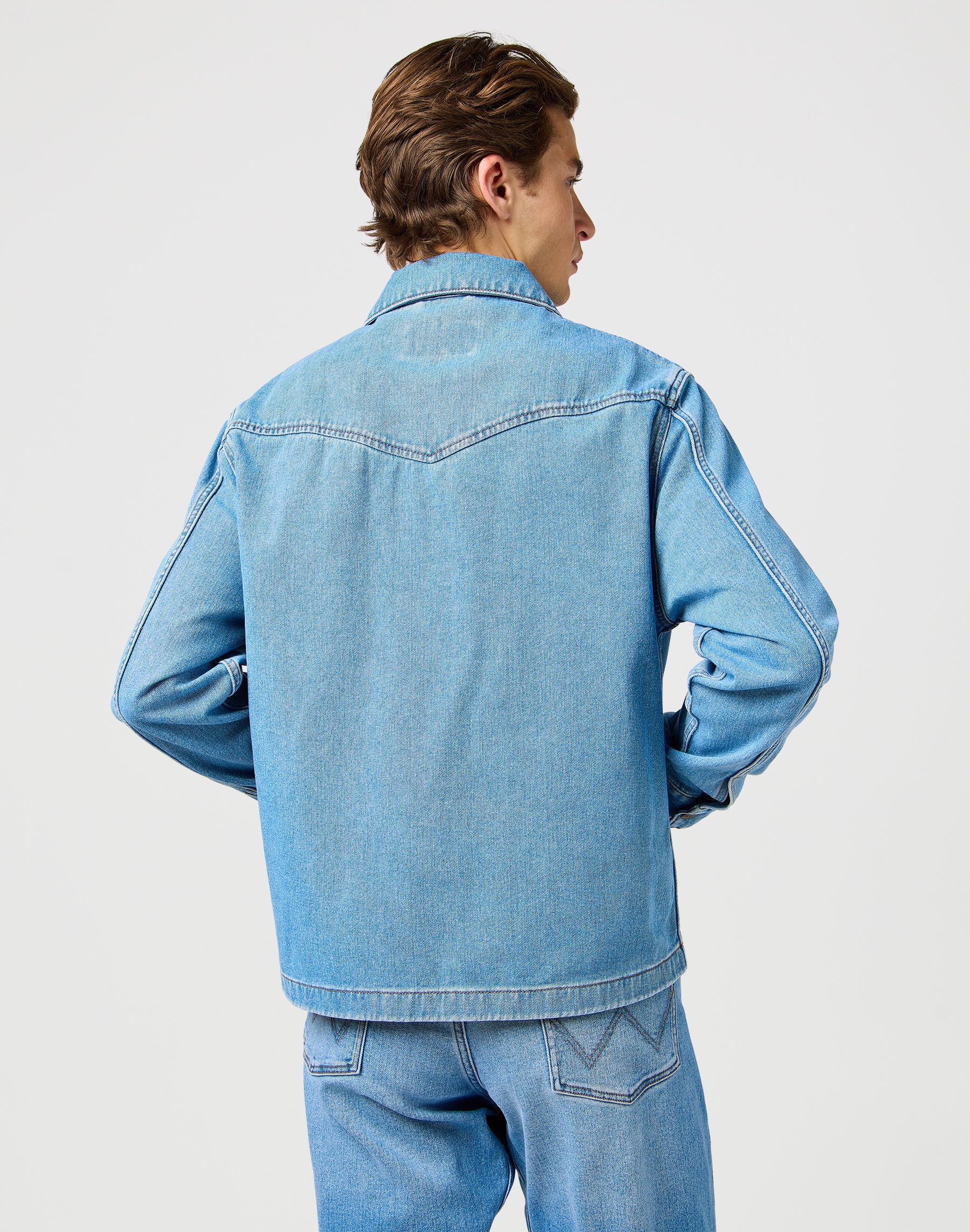 Rodeo Utility Jacket in Bohemian Blue Jacken Wrangler