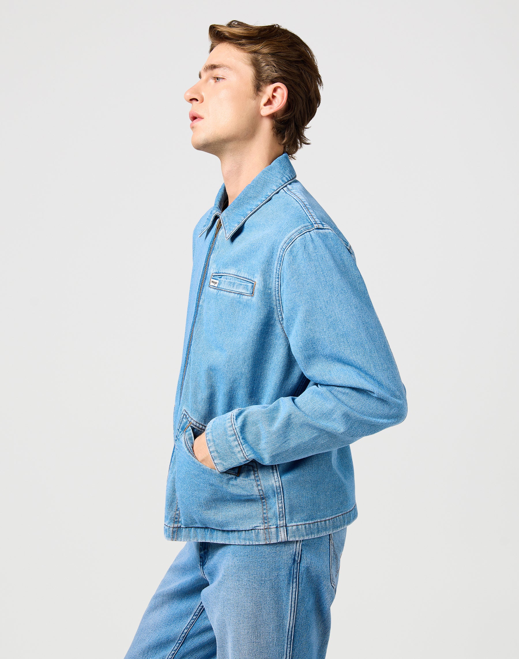 Rodeo Utility Jacket in Bohemian Blue Jacken Wrangler