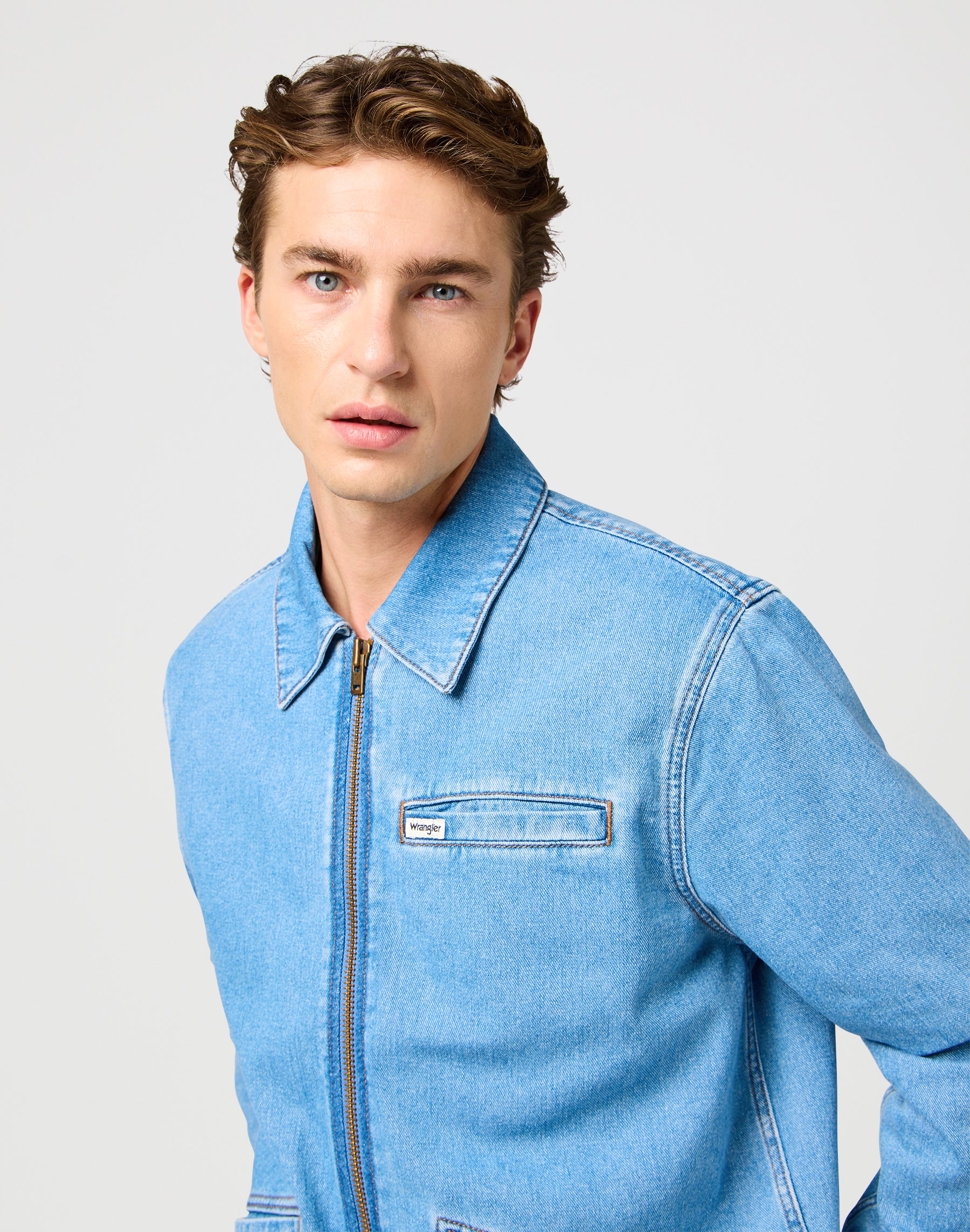 Rodeo Utility Jacket in Bohemian Blue Jacken Wrangler