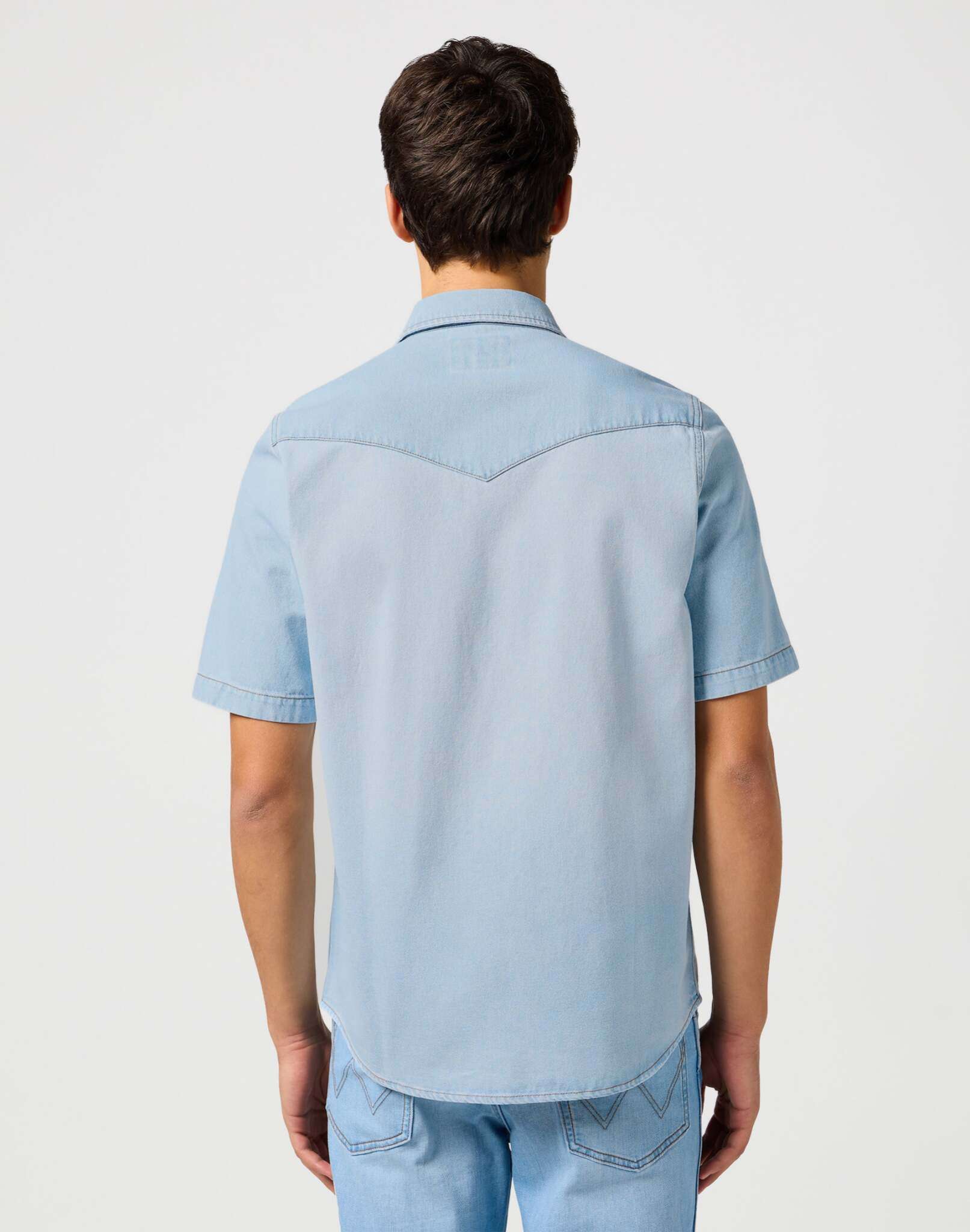 Ss Western Shirt in Authentic Tint Hemden Wrangler