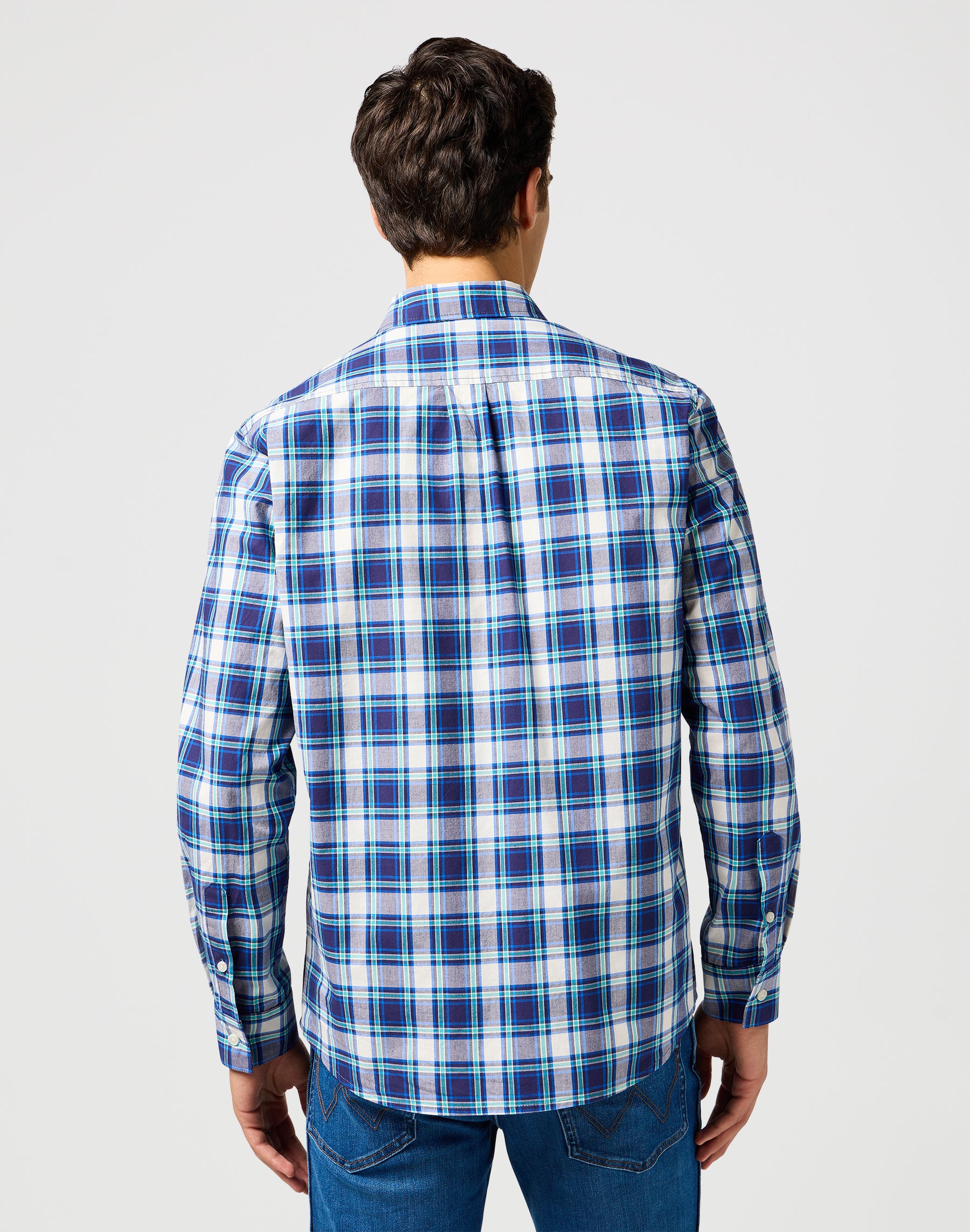 1 Pkt Shirt in Navy Hemden Wrangler