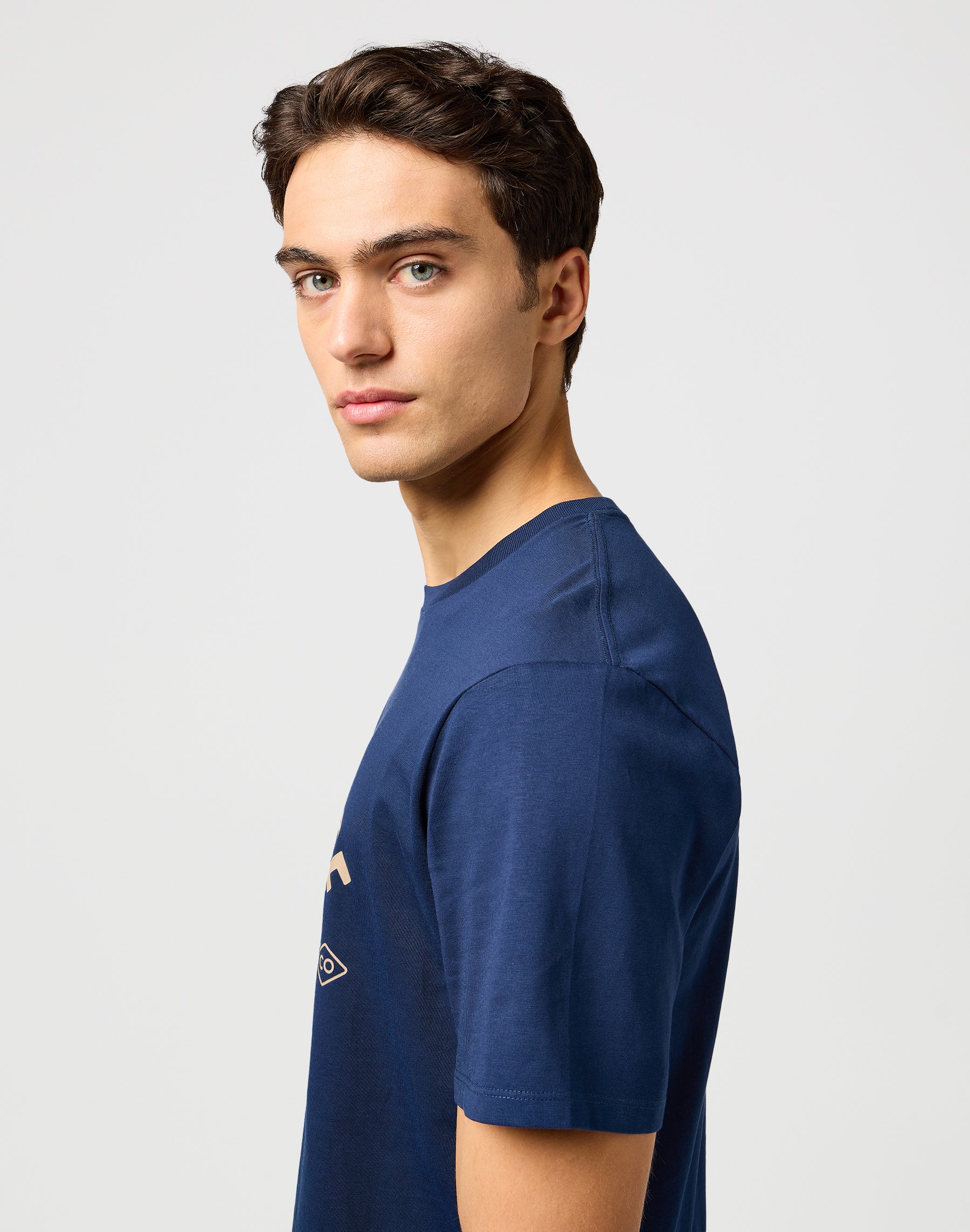 Americana Tee in Navy T-Shirts Wrangler