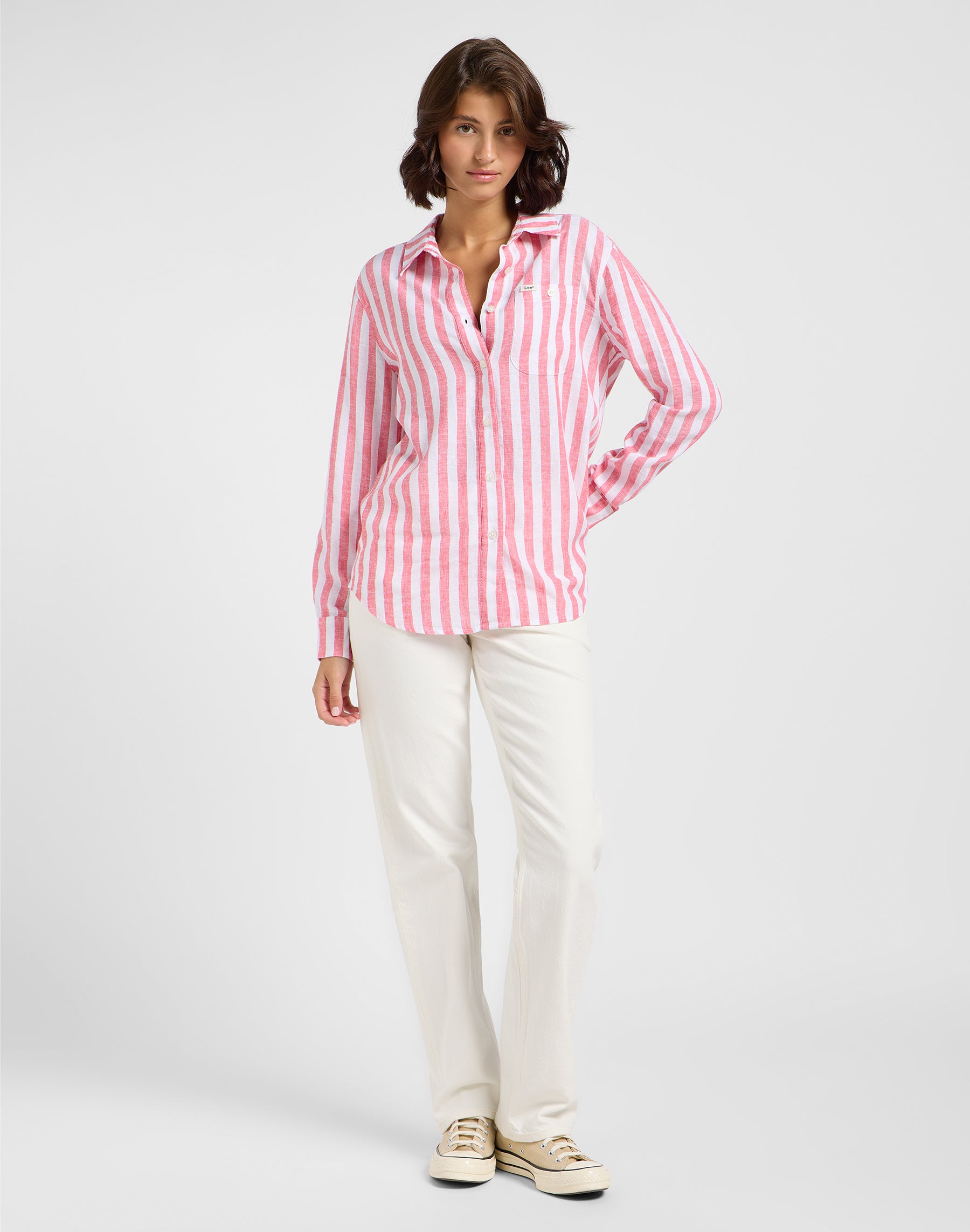 All Purpose Shirt in Lychee Awning Hemden Lee