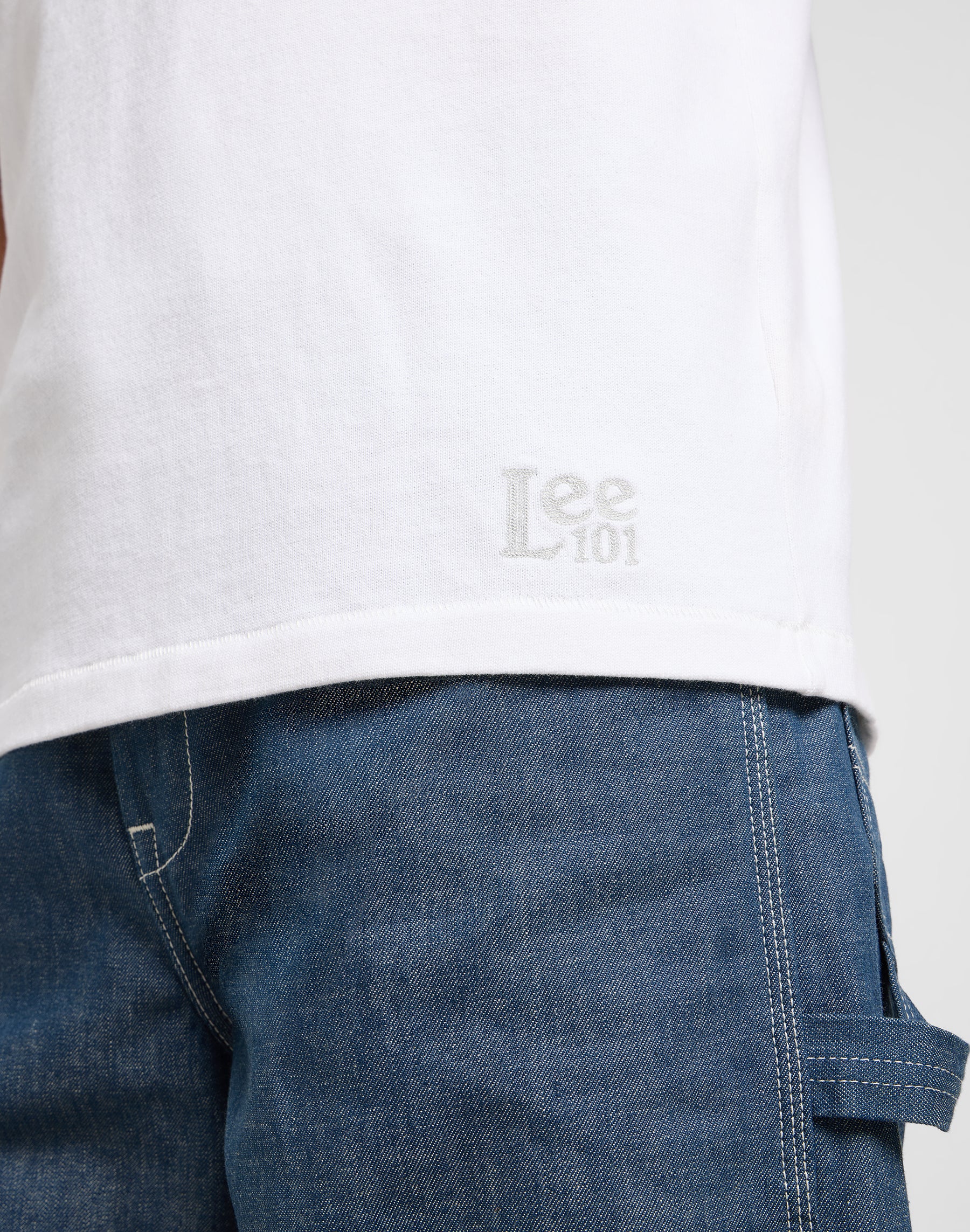 101 Core Tee in Bright White T-Shirts Lee