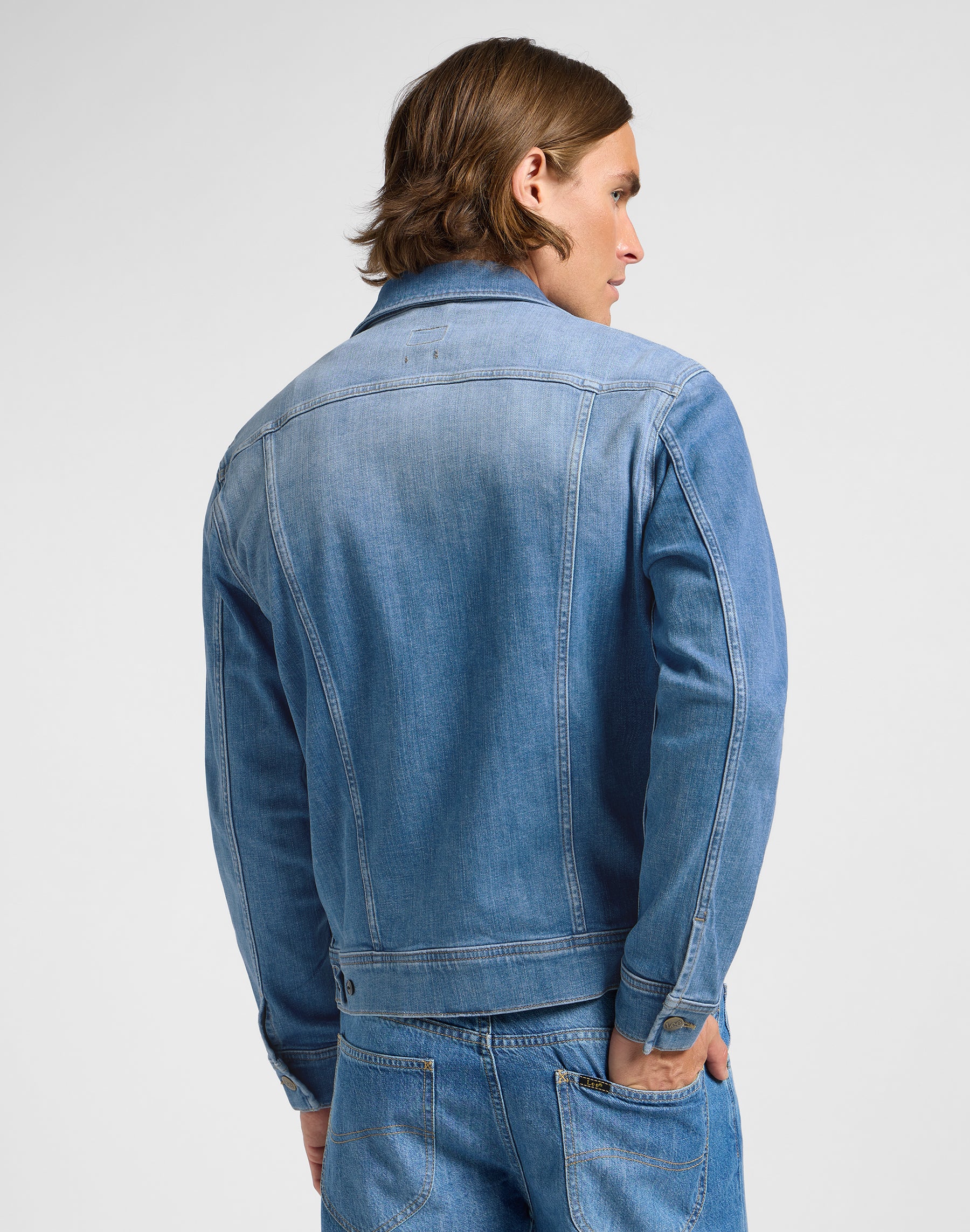 Rider Jacket in Worn Indigo Jacken Lee