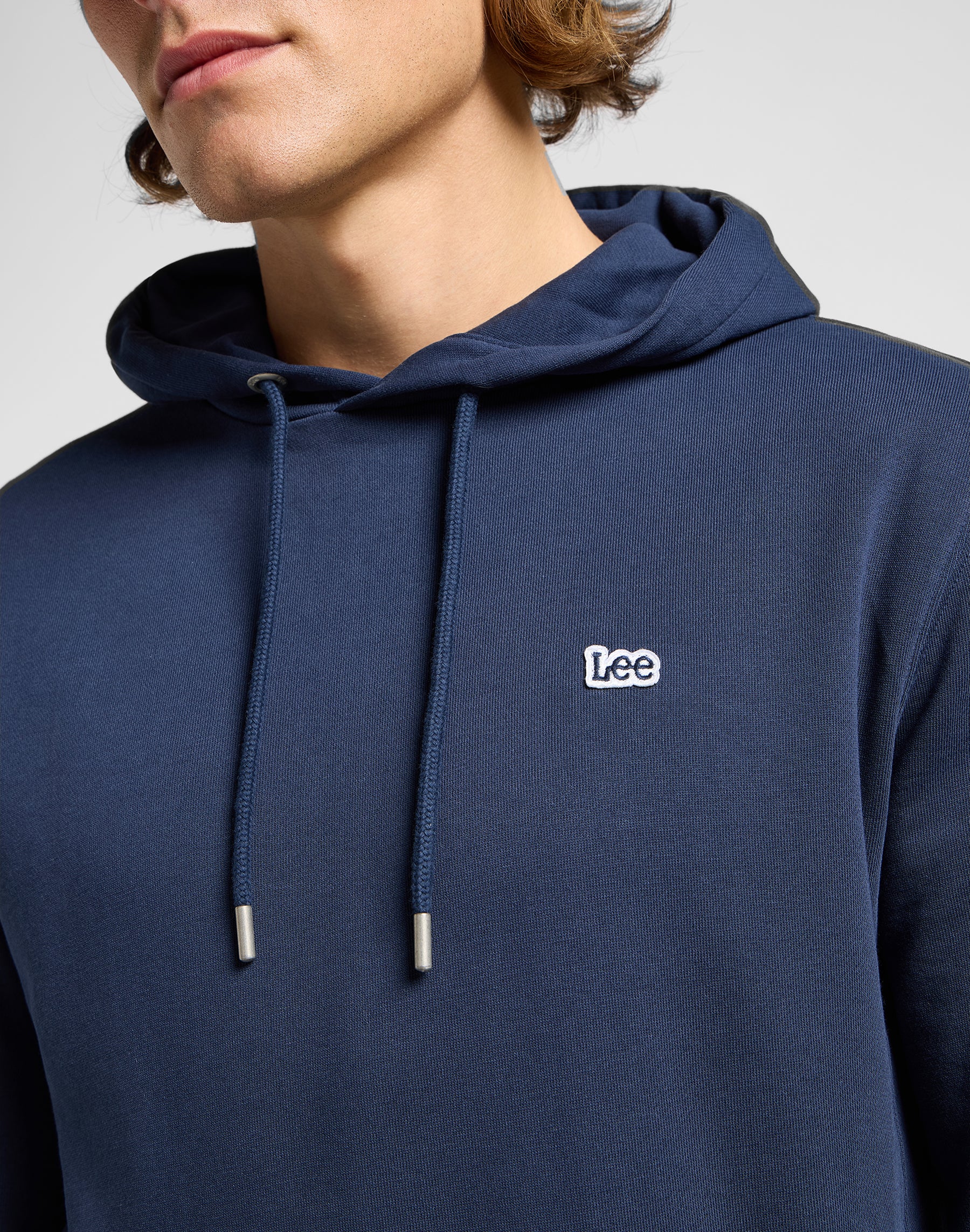 Plain Hoodie in Mood Indigo Kapuzenpullover Lee