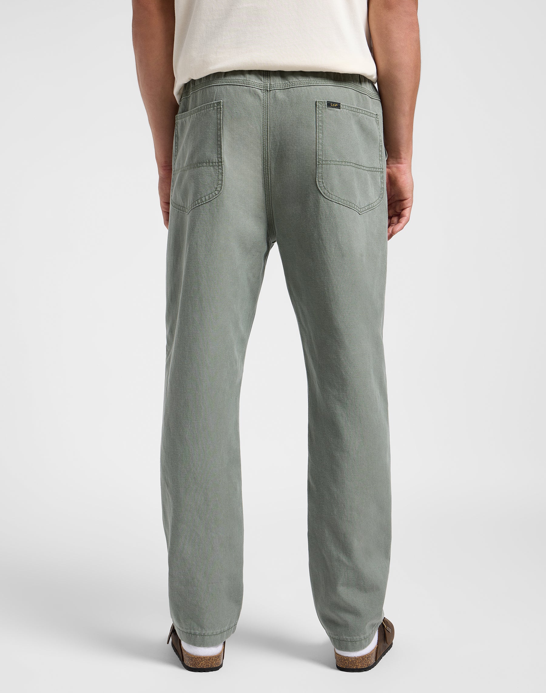 Utility Drawstring Pant in Olive Grove Hosen Lee