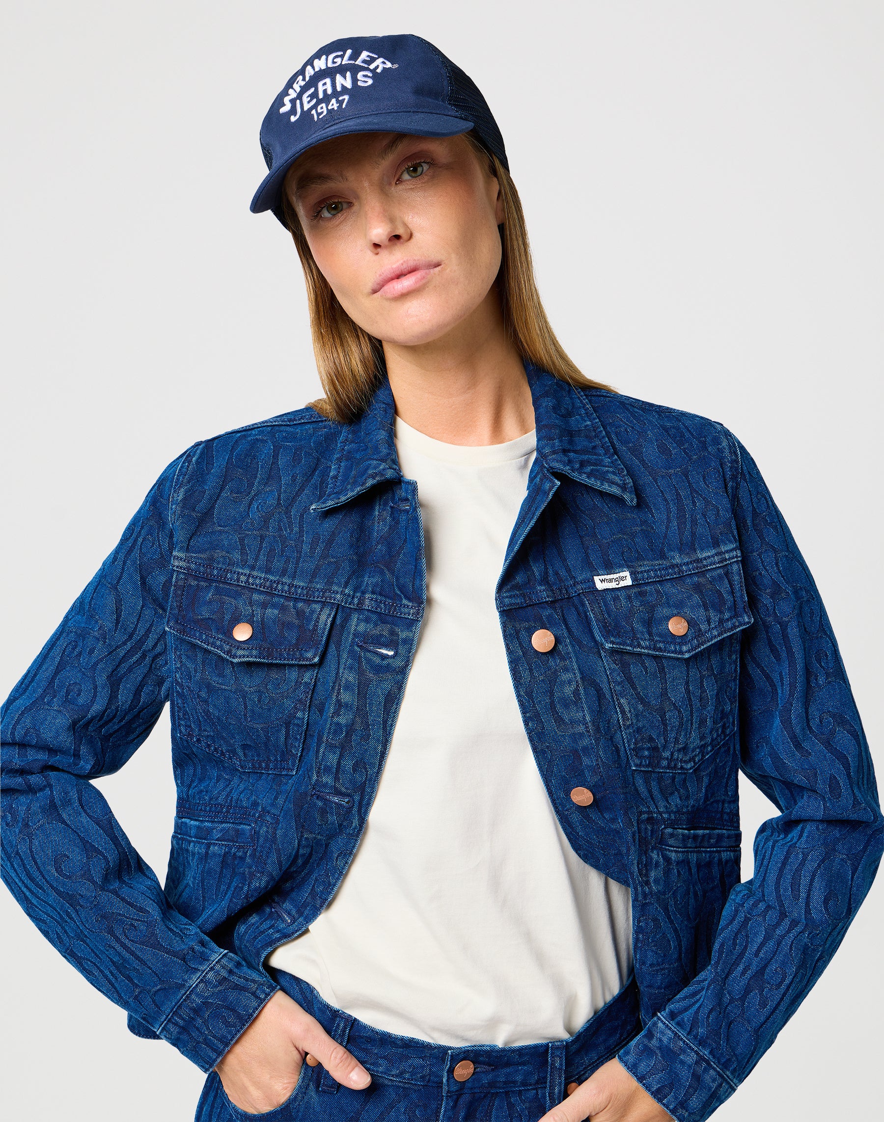 Trucker Cap in Dark Navy Caps Wrangler