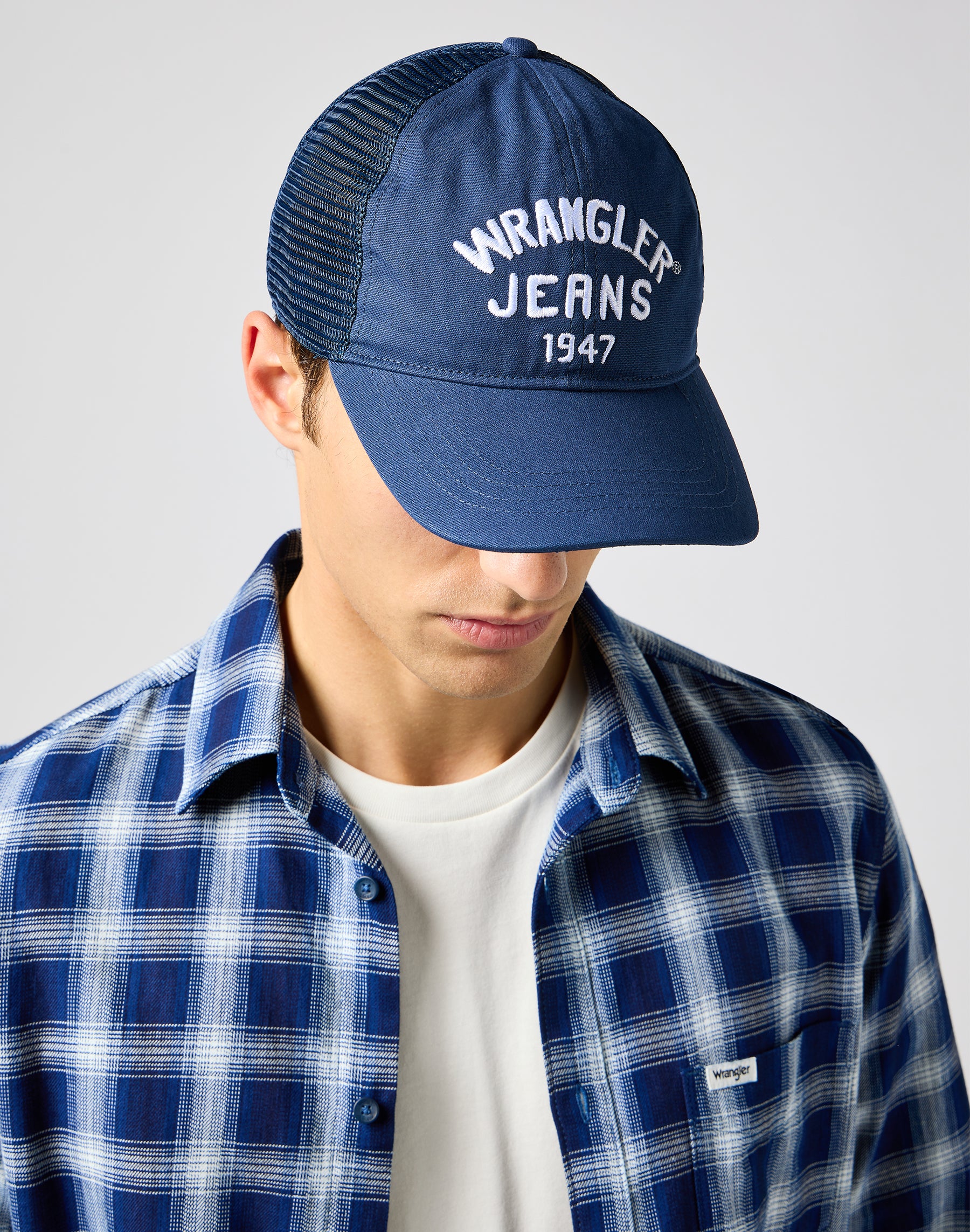 Trucker Cap in Dark Navy Caps Wrangler