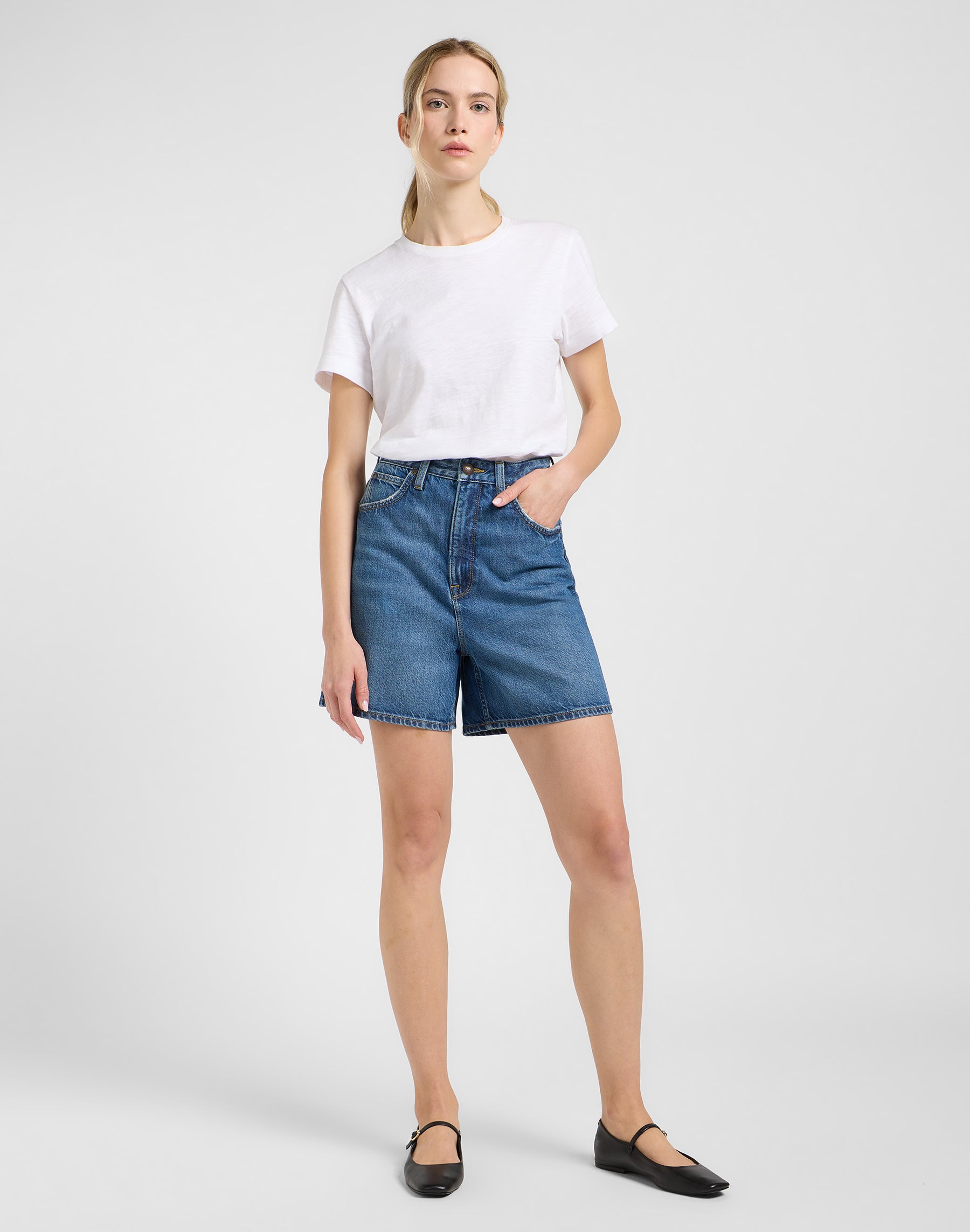 Stella Short in Ink Pool Jeansshorts Lee