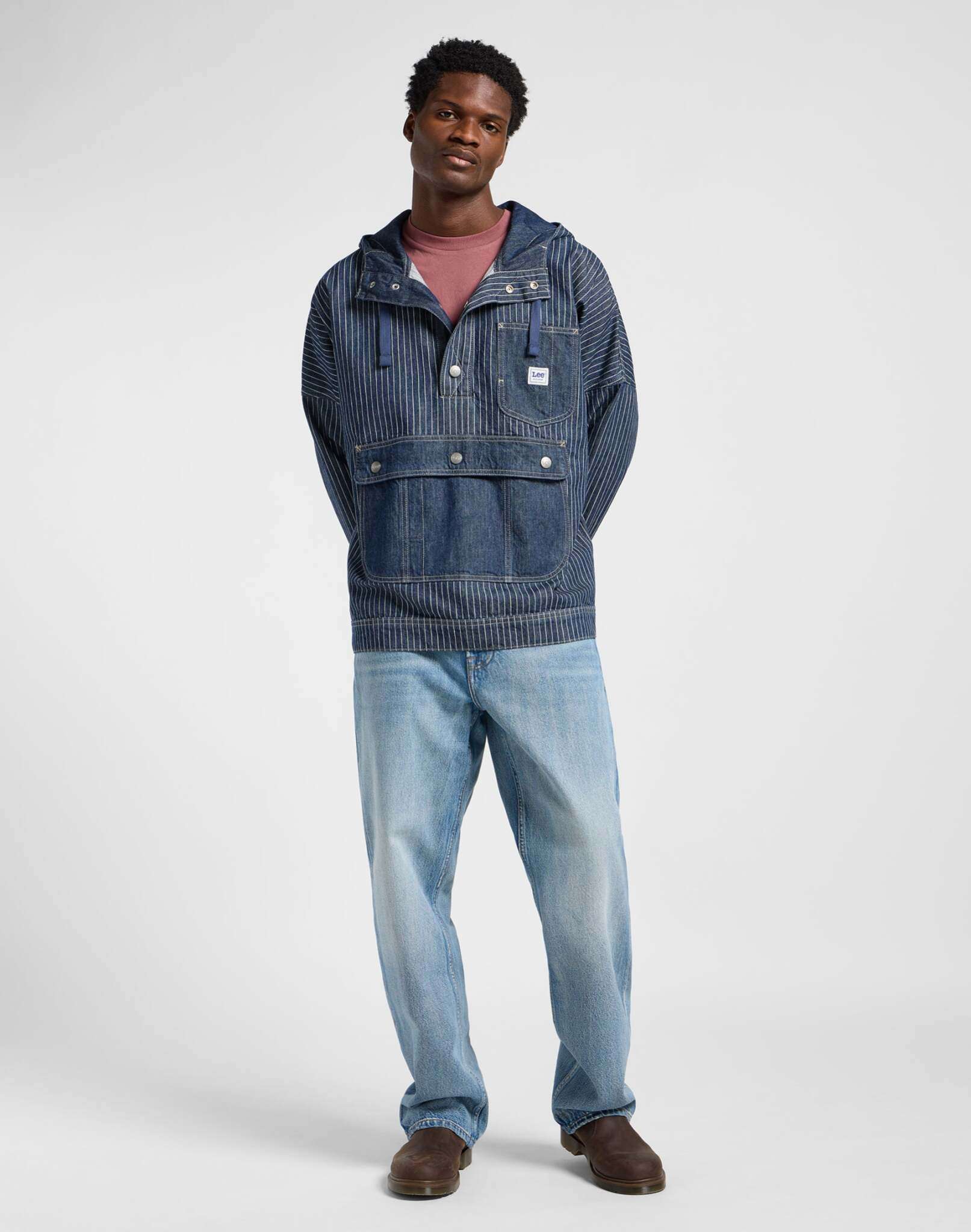 Denim Anorak in Lake Edge Jacken Lee