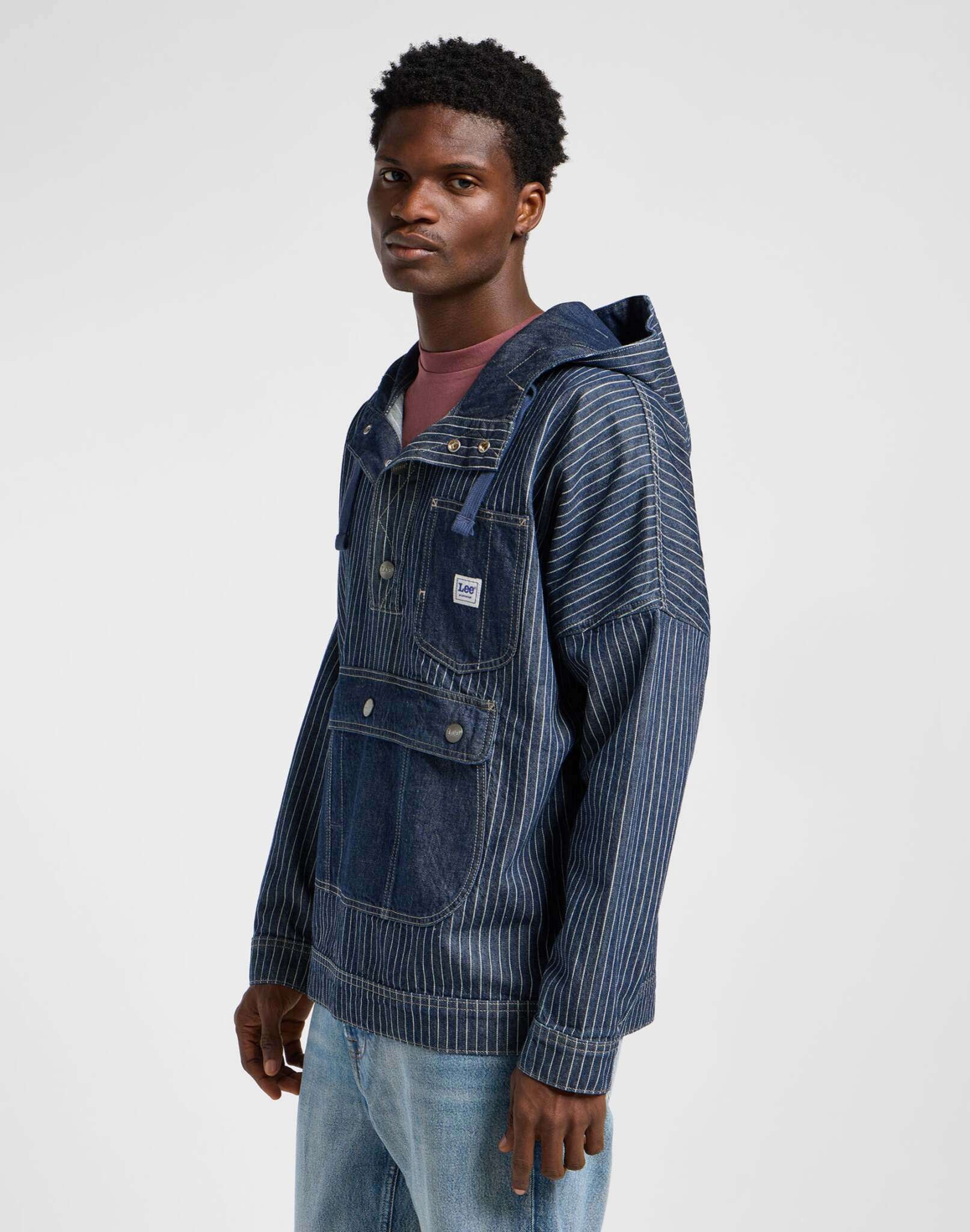 Denim Anorak in Lake Edge Jacken Lee