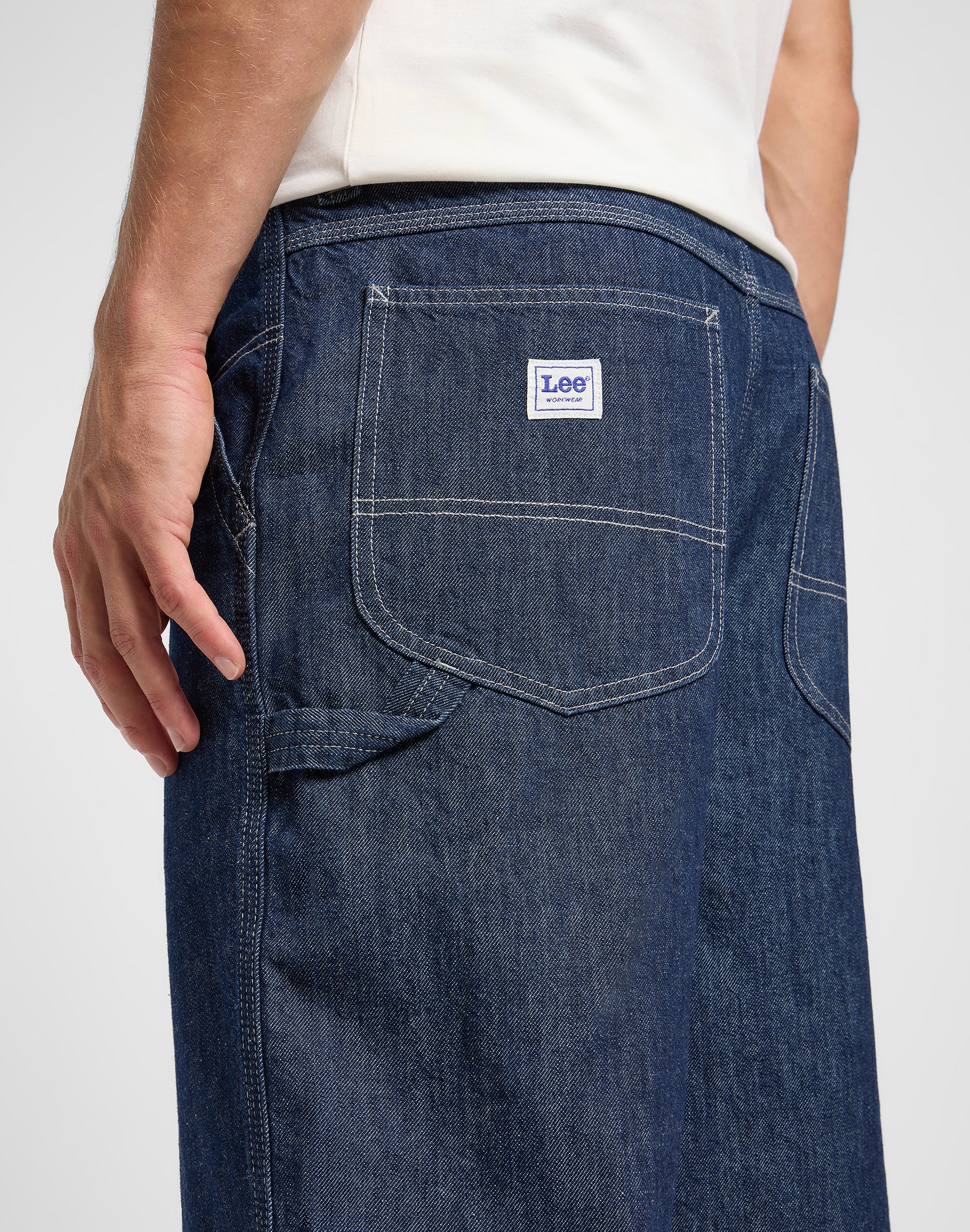 Carpenter Skater Short in Rinse Jeansshorts Lee