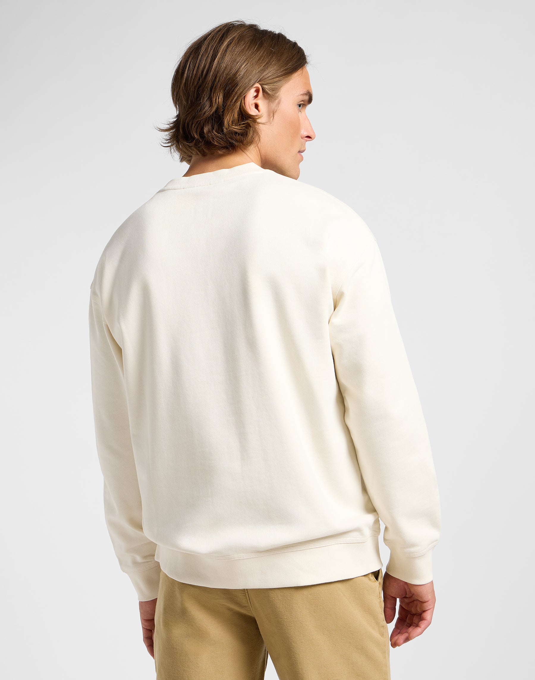 Workwear Sws in Ecru Sweatshirts Lee