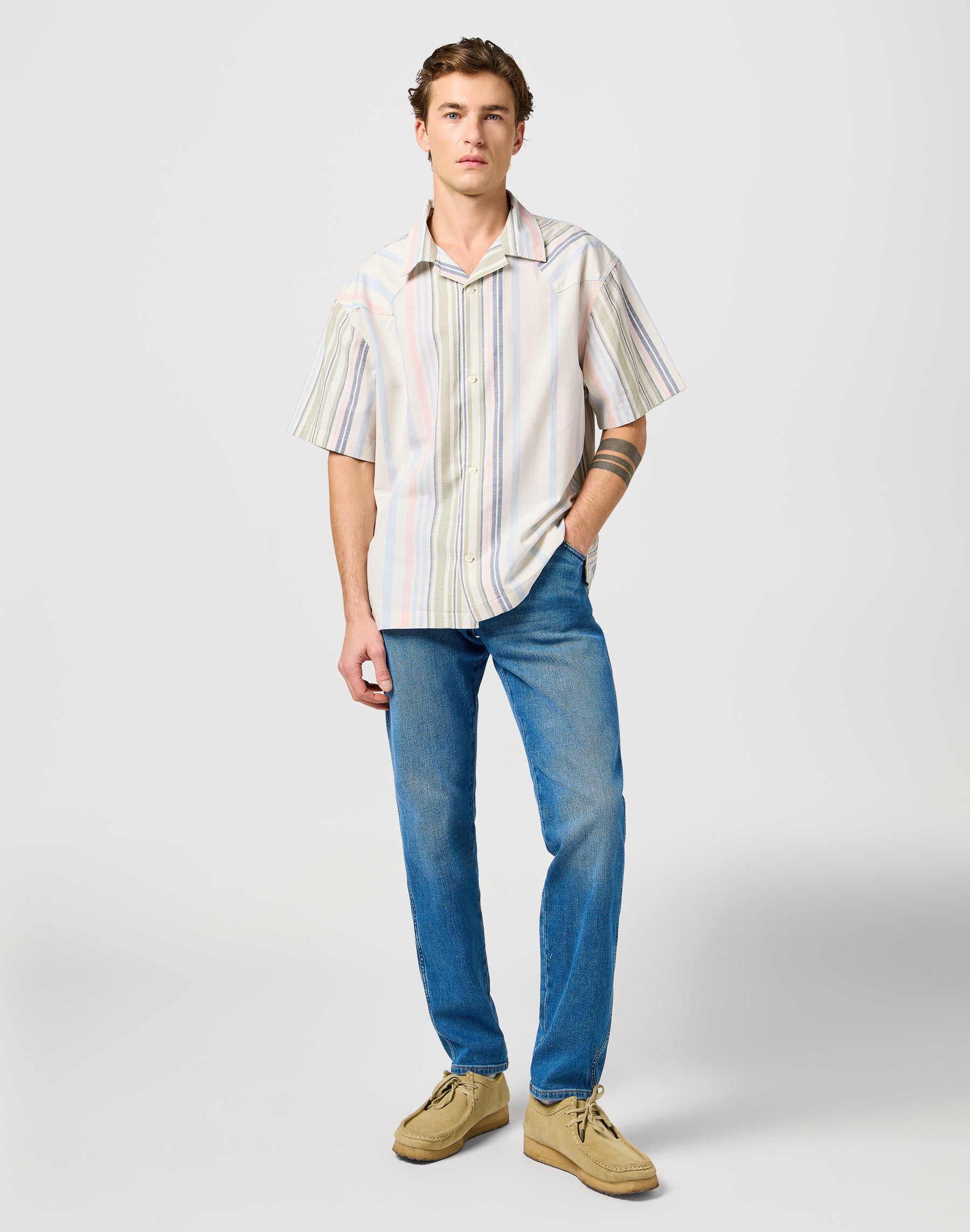 River in Bedazzled Blue Jeans Wrangler