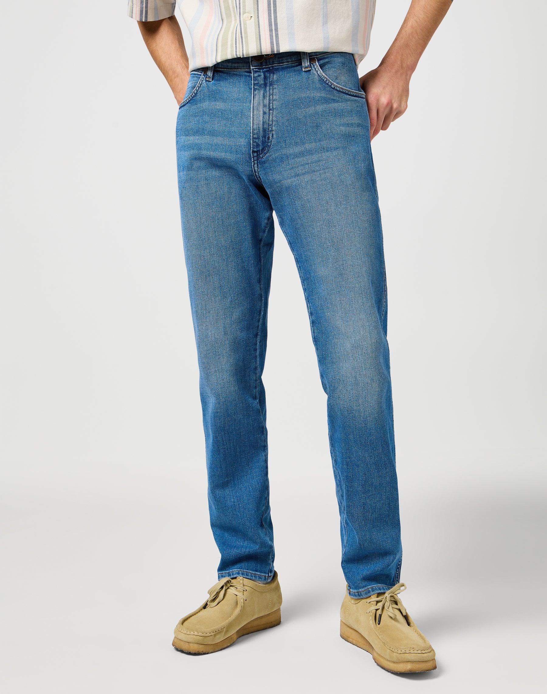 River in Bedazzled Blue Jeans Wrangler