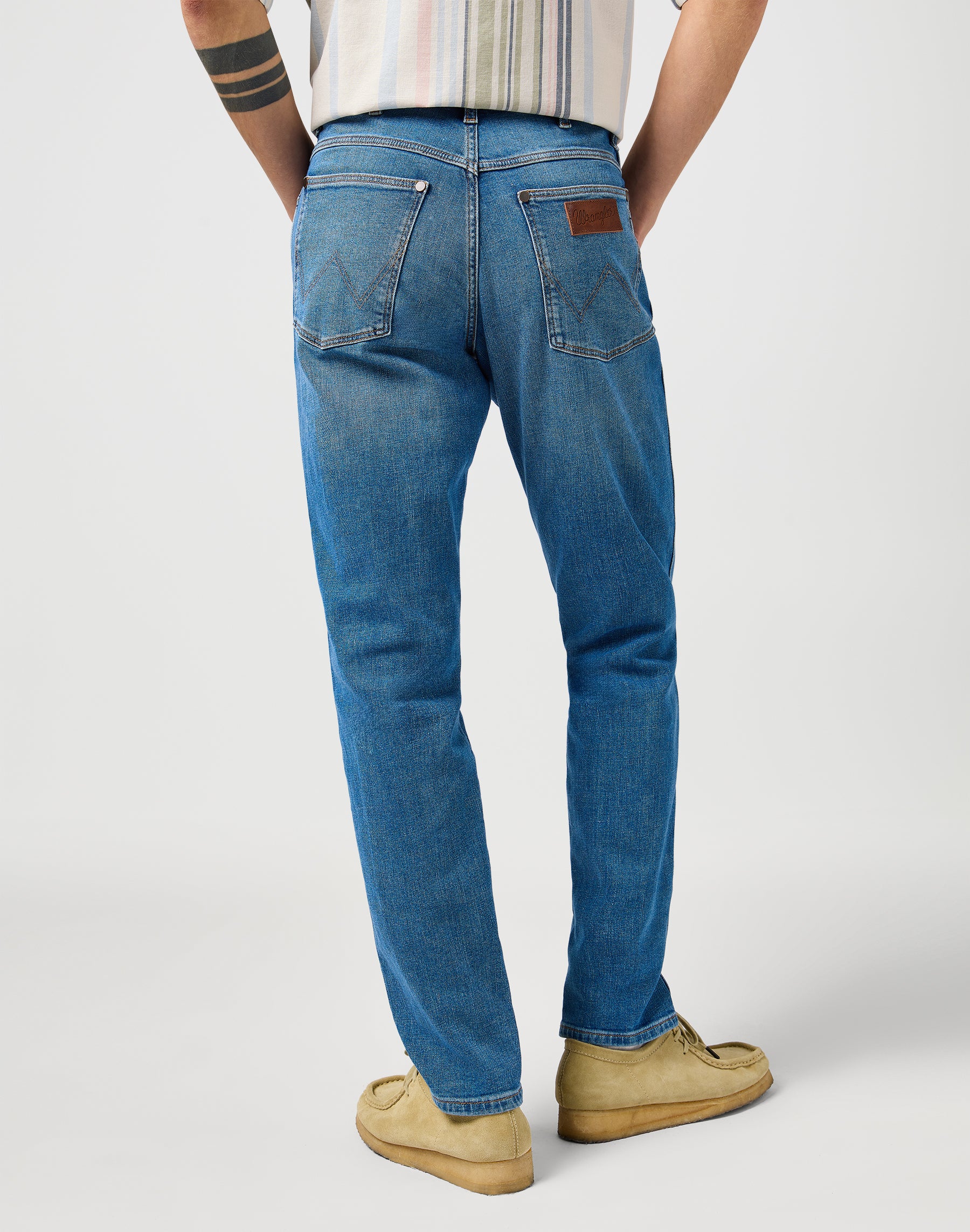 River in Bedazzled Blue Jeans Wrangler
