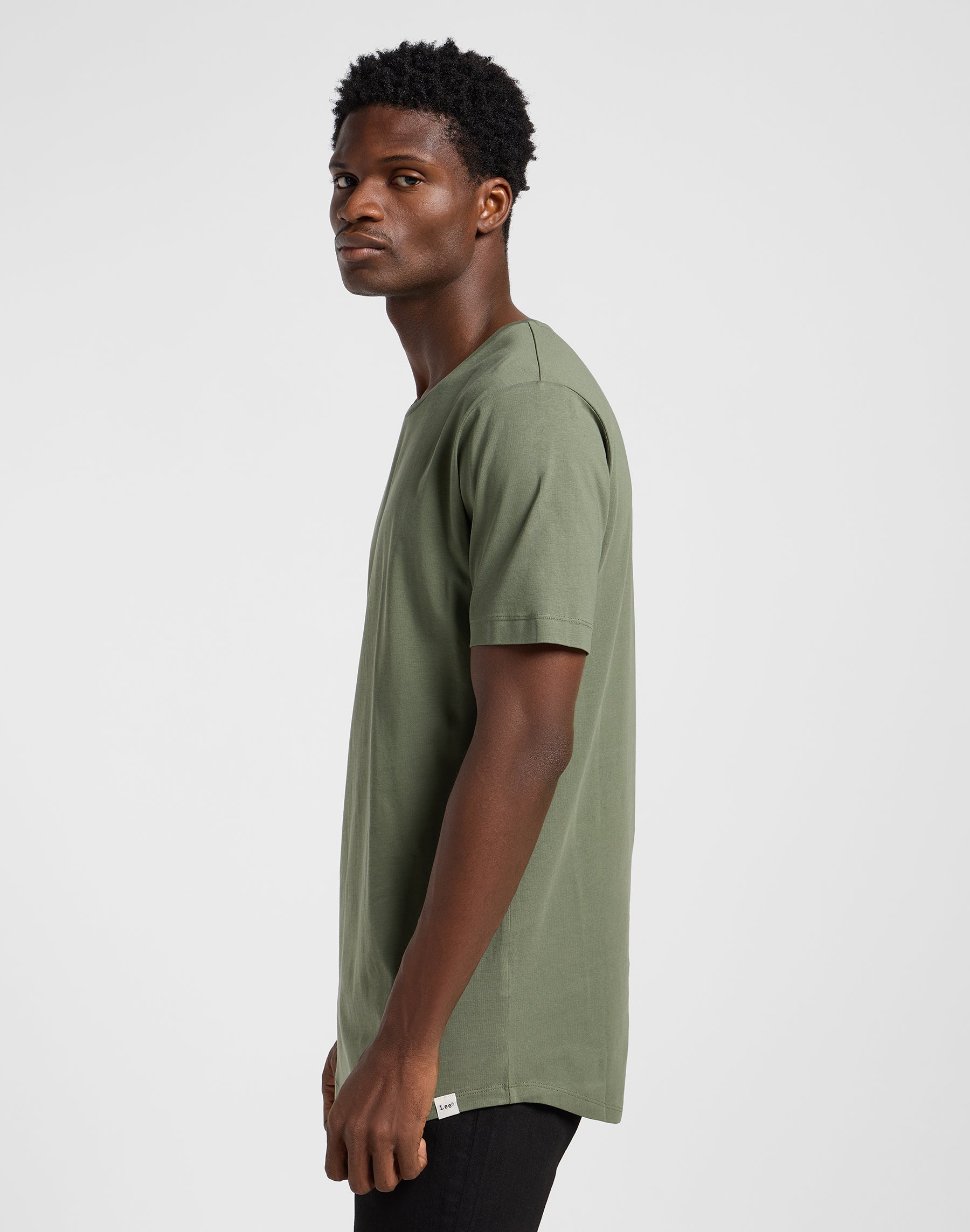 Shaped Tee in Olive Grove T-Shirts Lee